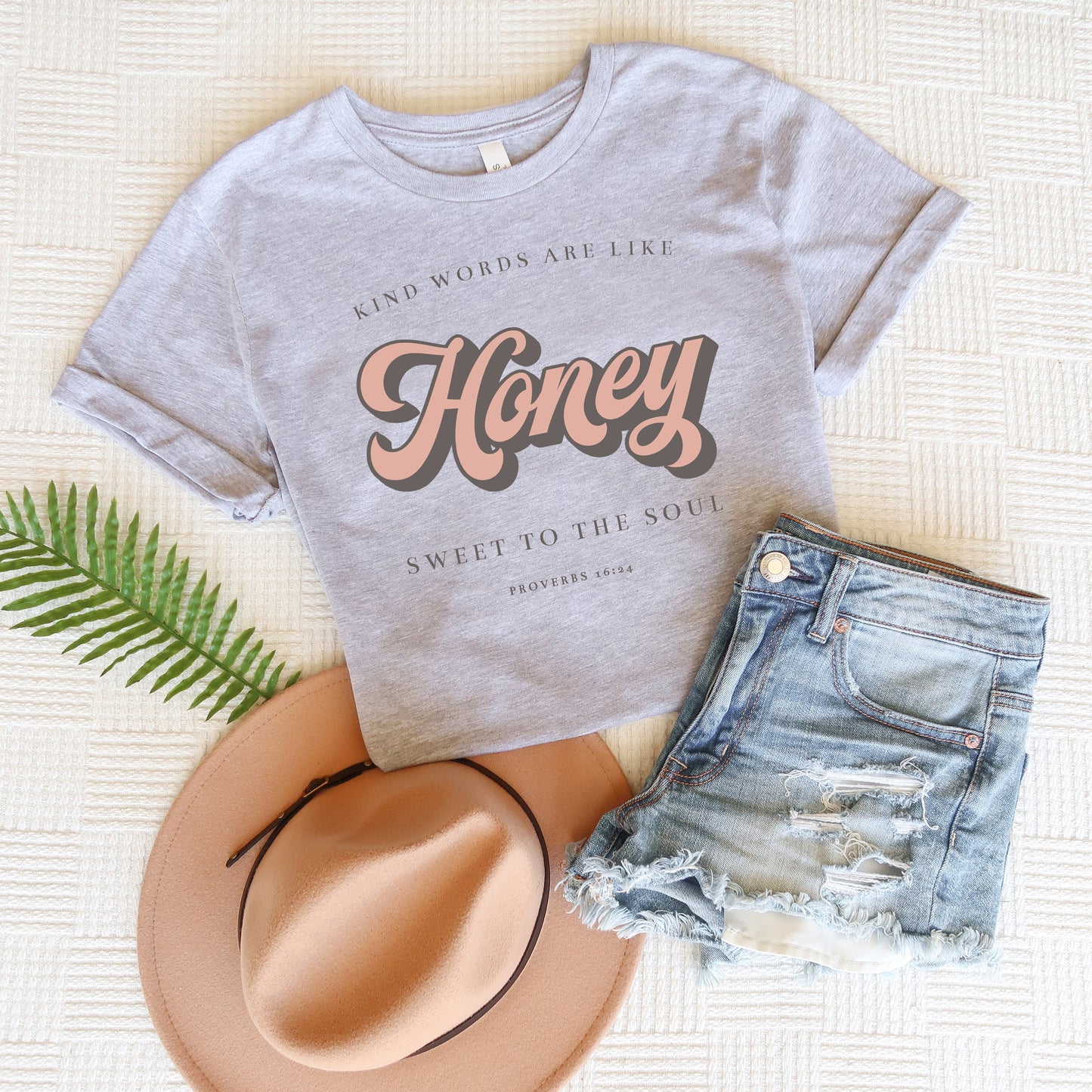 Kind Words Are Like Honey | Short Sleeve Crew Neck