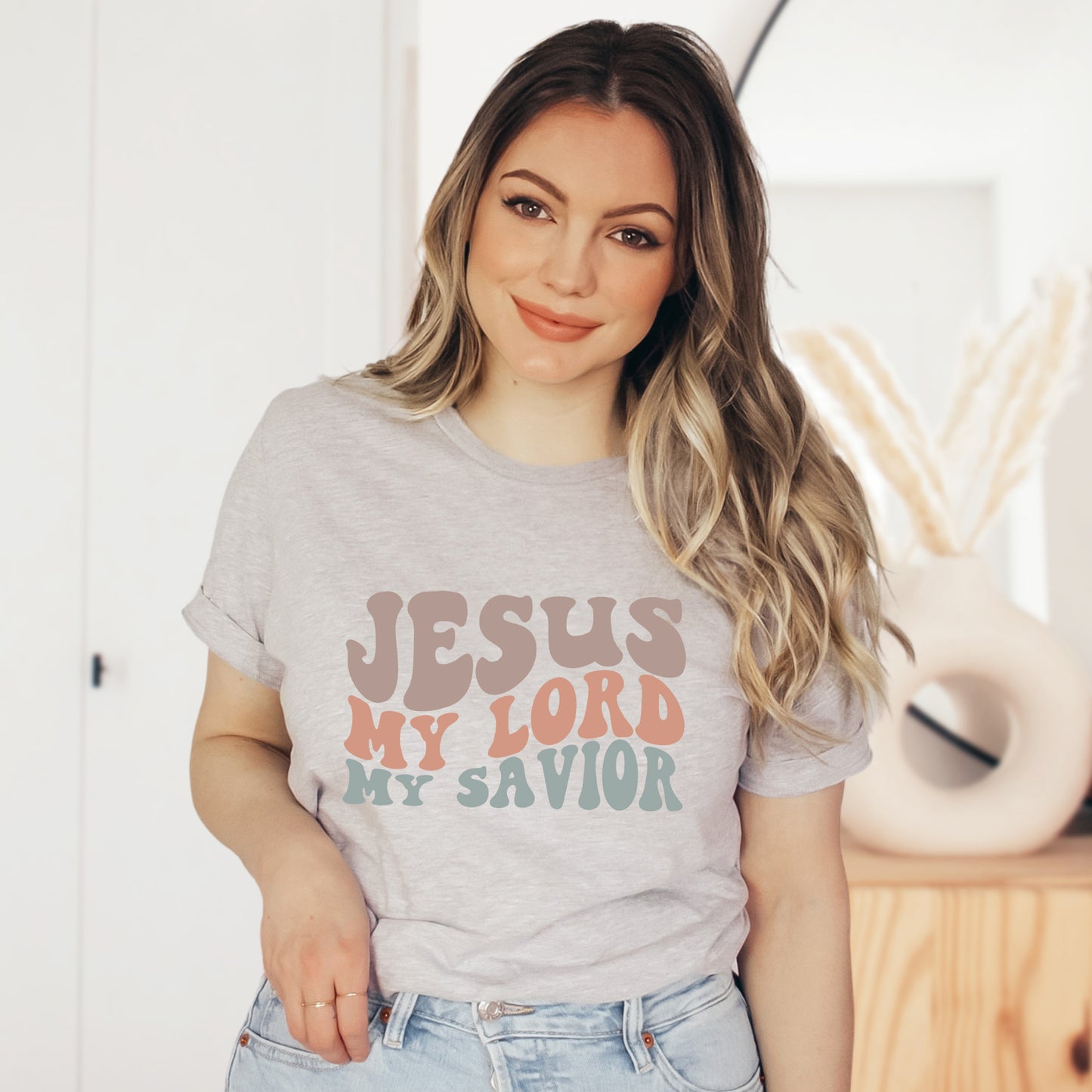 Jesus My Lord Wavy | Short Sleeve Crew Neck