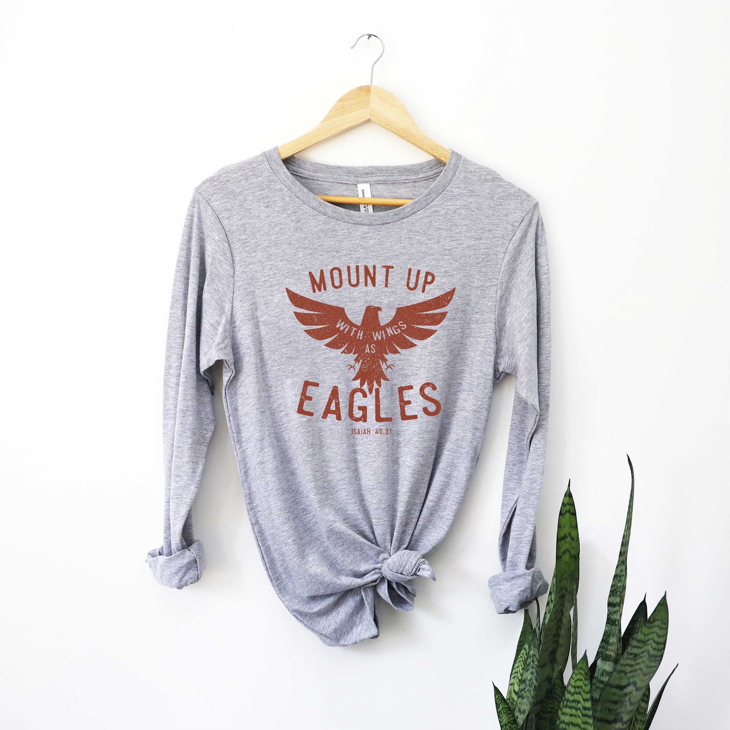 Wings As Eagles | Long Sleeve Crew Neck