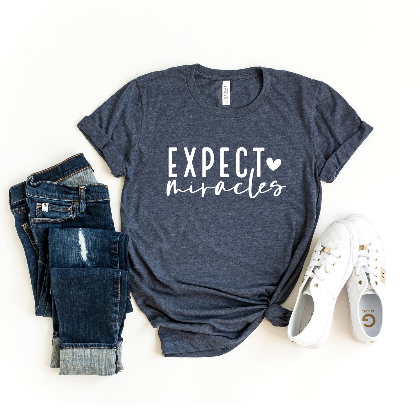 Expect Miracles | Short Sleeve Crew Neck