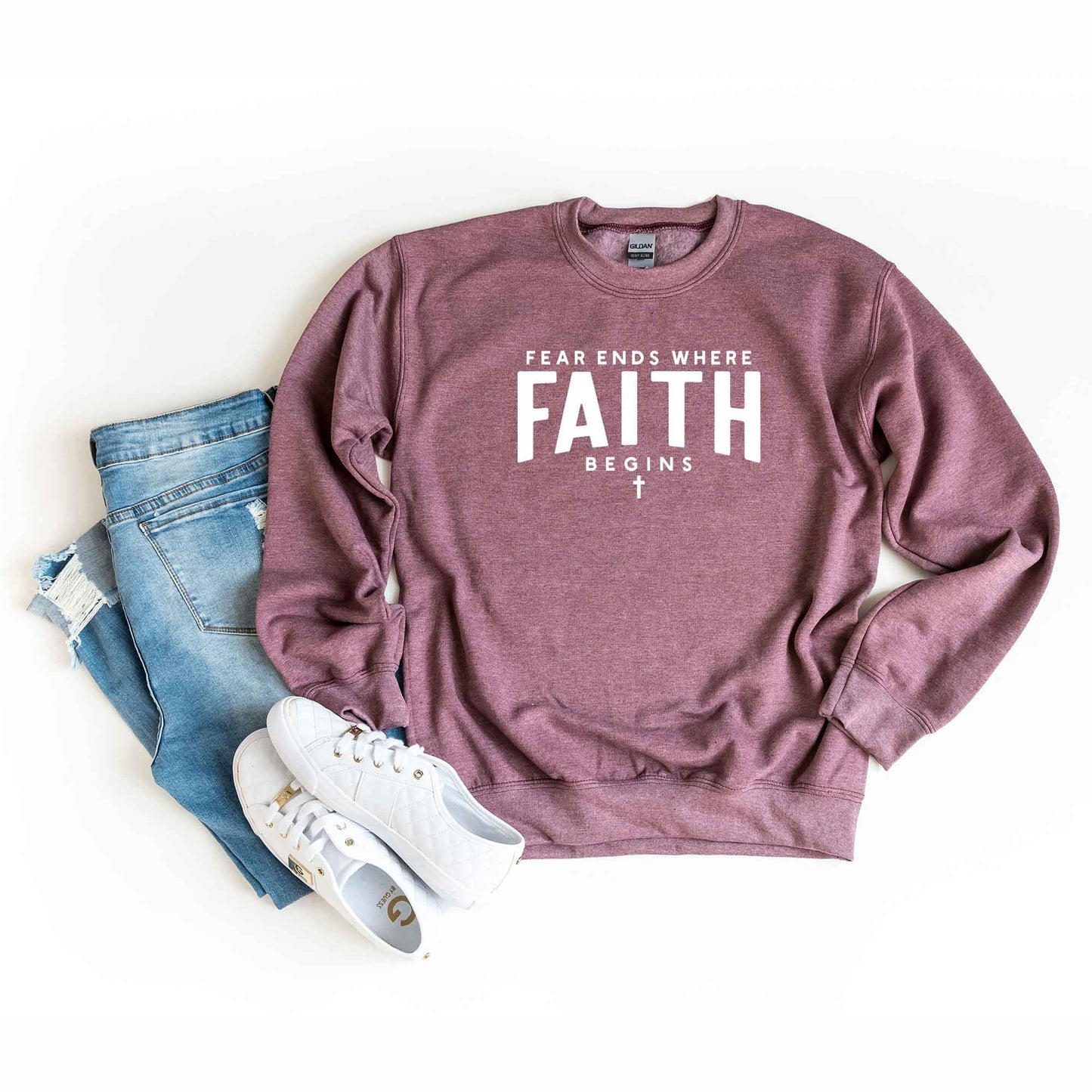 Fear Ends Faith Begins | Sweatshirt