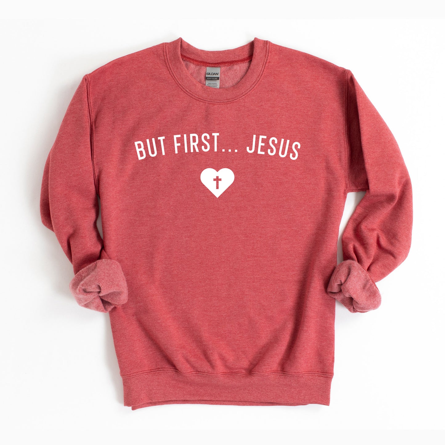 But First Jesus Heart | Sweatshirt