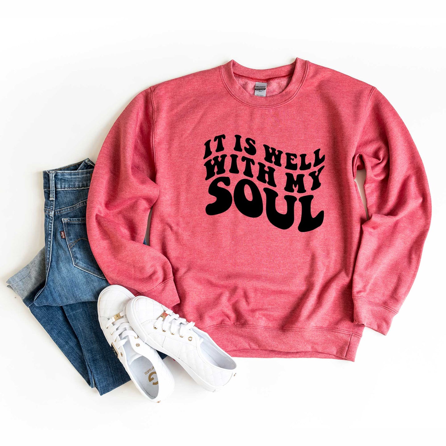It Is Well With My Soul Wavy | Sweatshirt