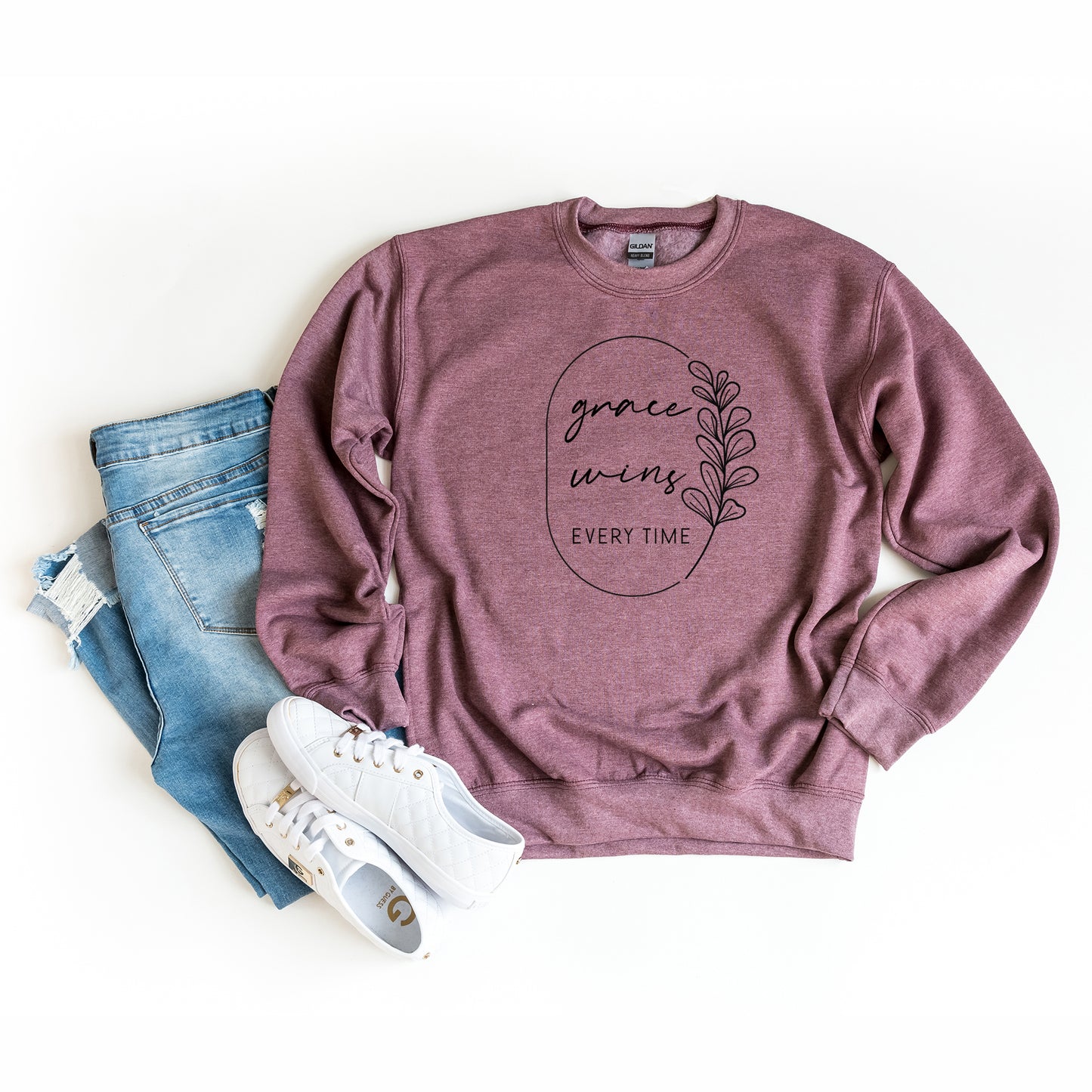 Grace Wins Every Time | Sweatshirt