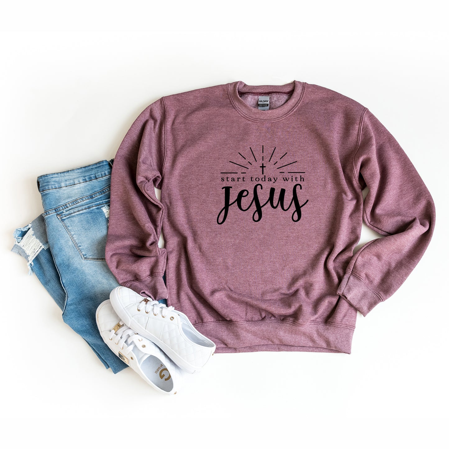 Start Today With Jesus | Sweatshirt