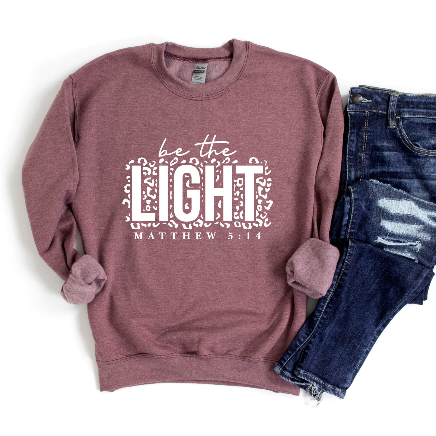 Be The Light Lepoard | Sweatshirt