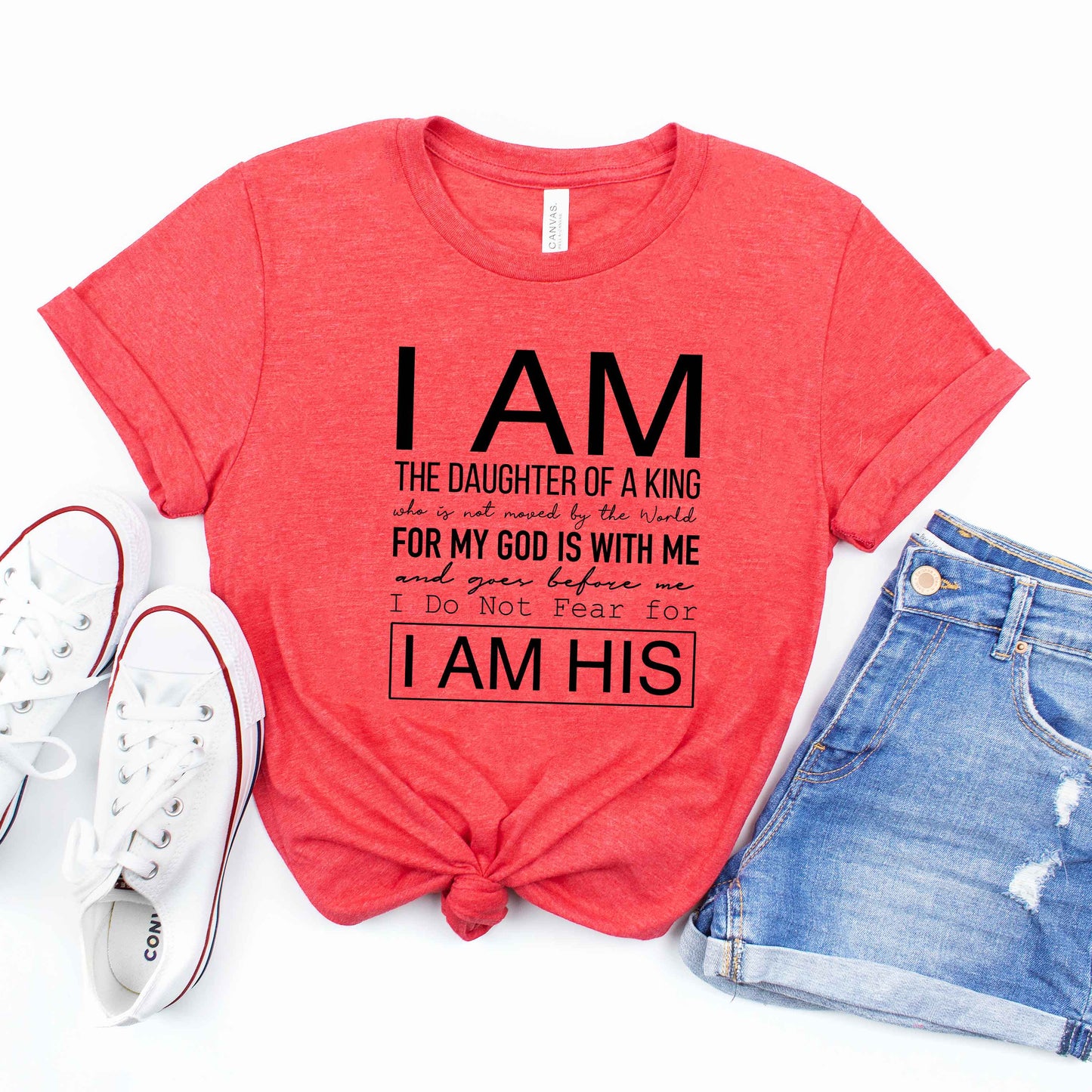 I Am The Daughter Of A King | Short Sleeve Crew Neck