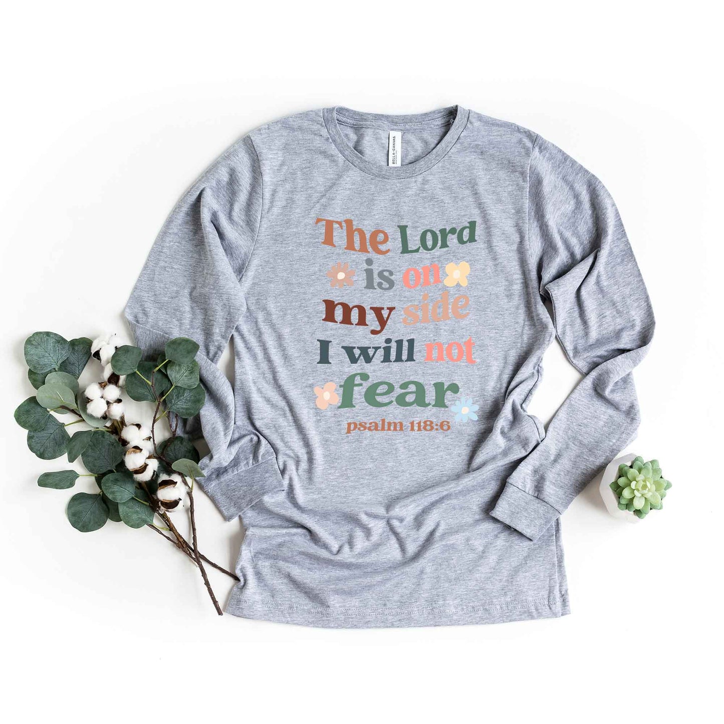 The Lord Is On My Side | Long Sleeve Crew Neck