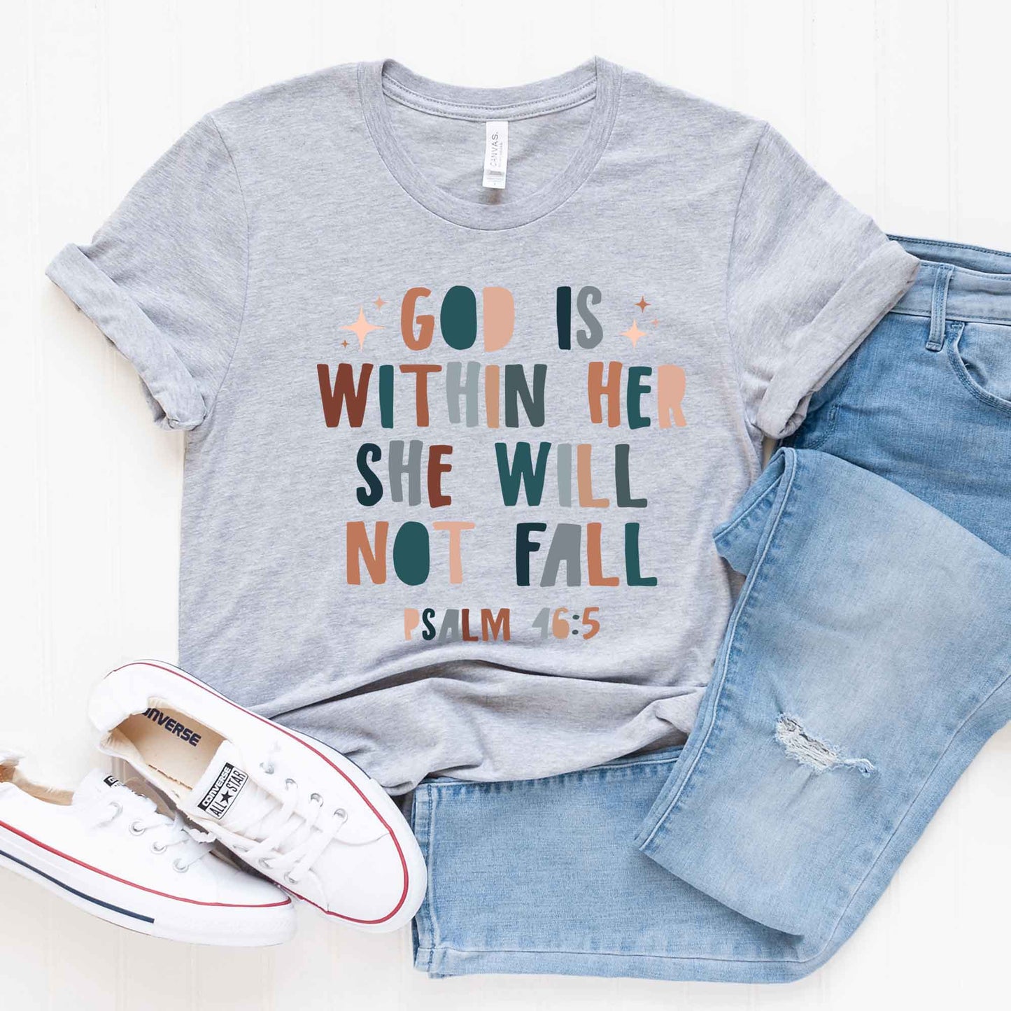 She Will Not Fall | Short Sleeve Crew Neck