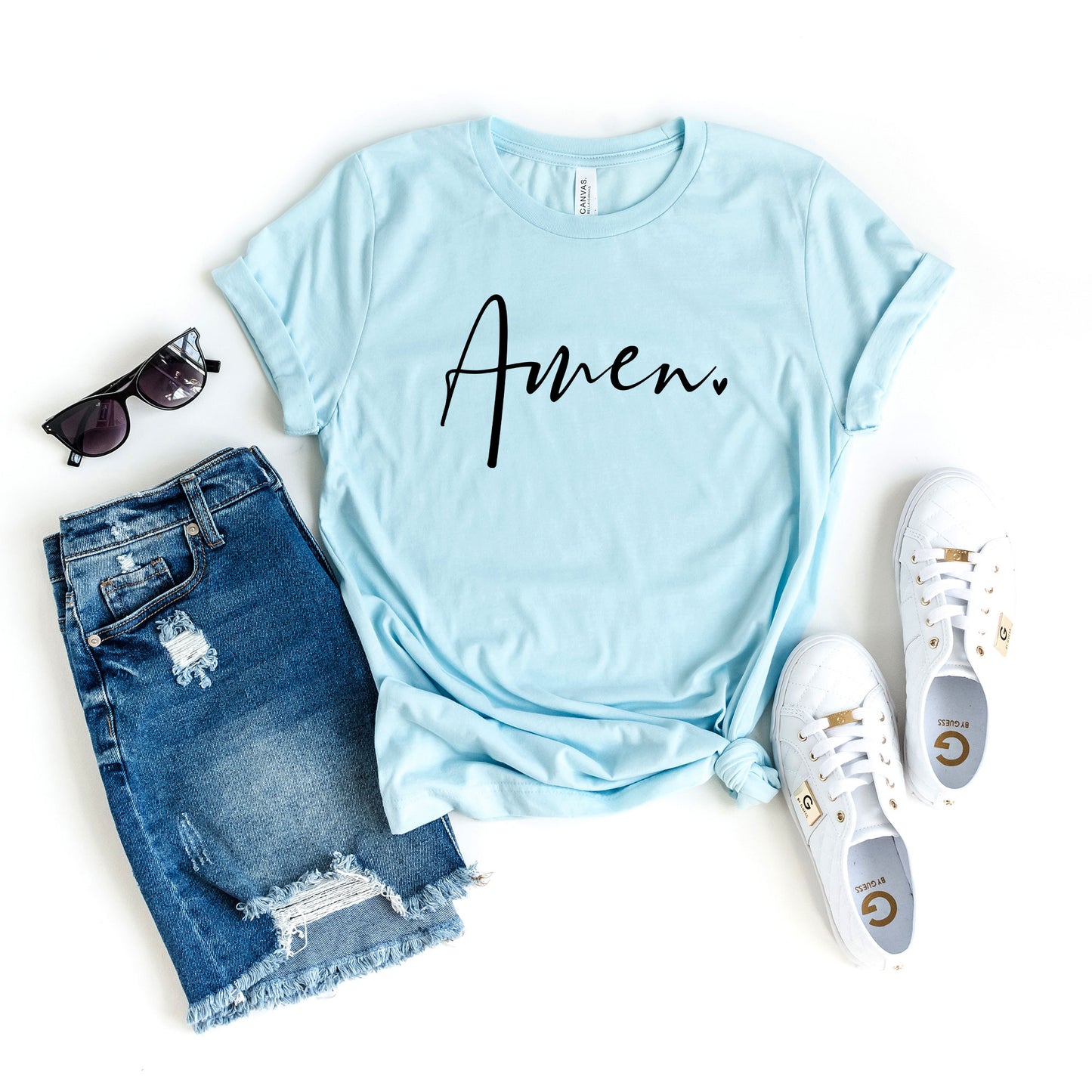 Amen Heart | Short Sleeve Crew Neck