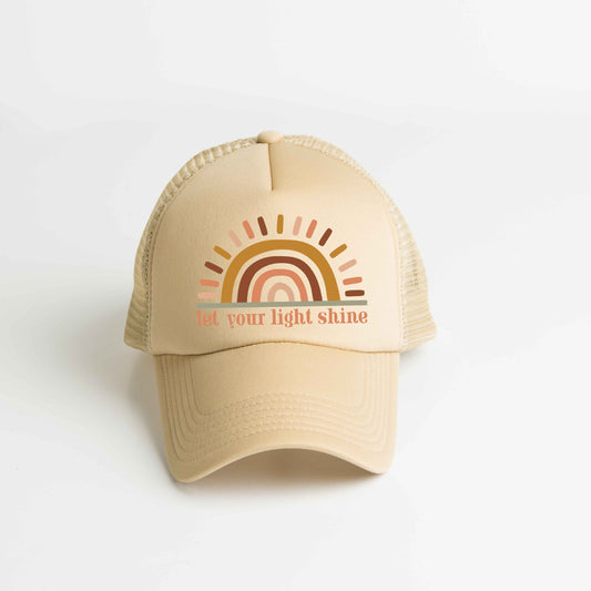 Let Your Light Shine Colorful Sun | Foam Trucker Hat