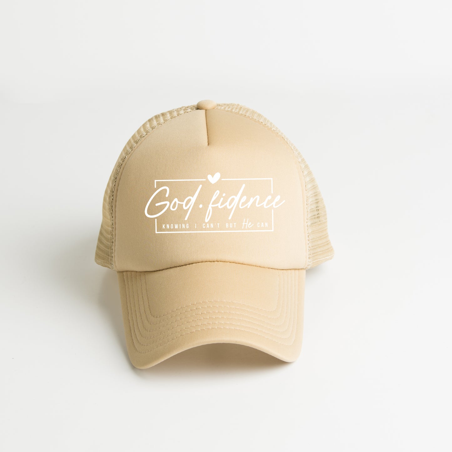 Godfidence Knowing I Can't But He Can | Foam Trucker Hat