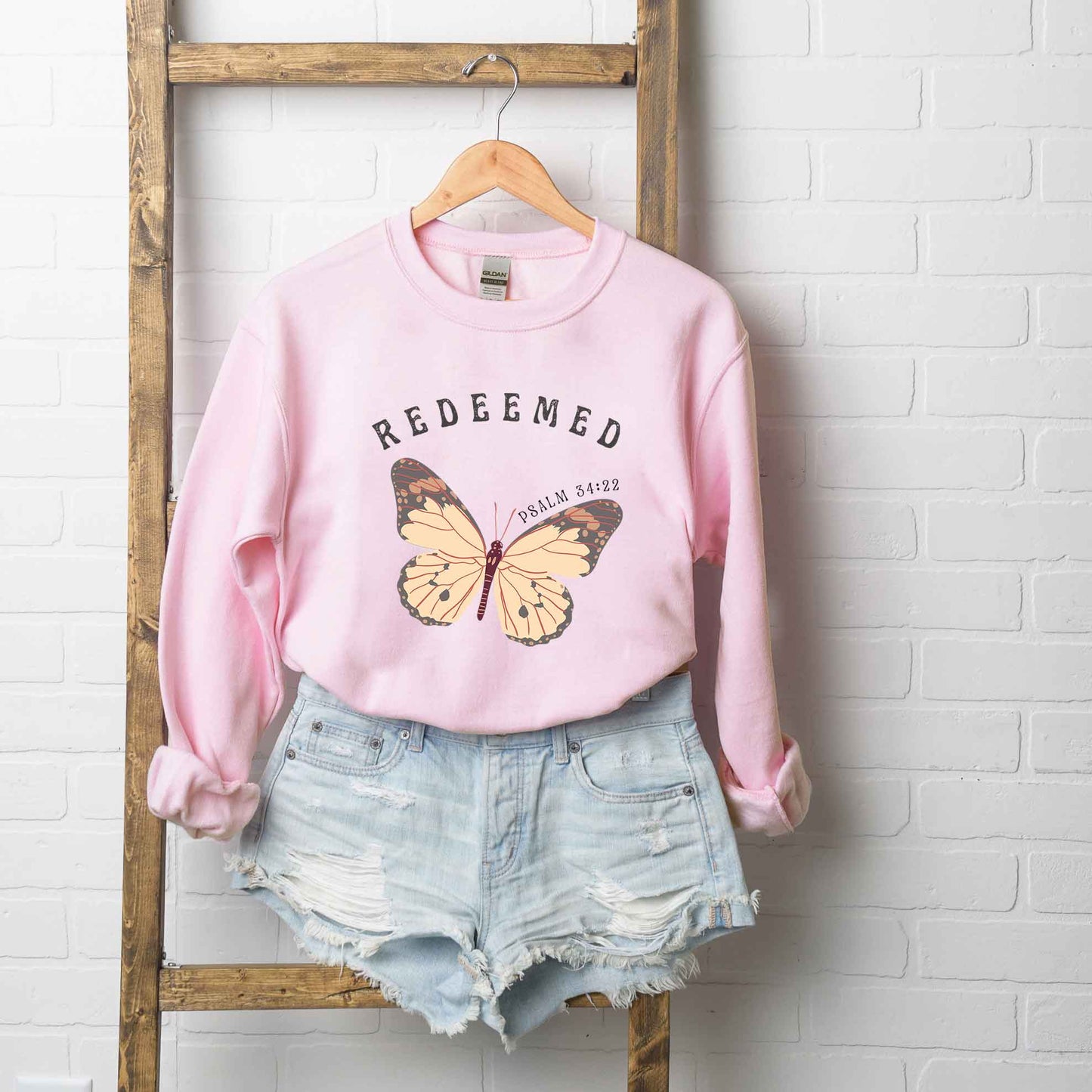 Redeemed Boho Butterfly | Sweatshirt