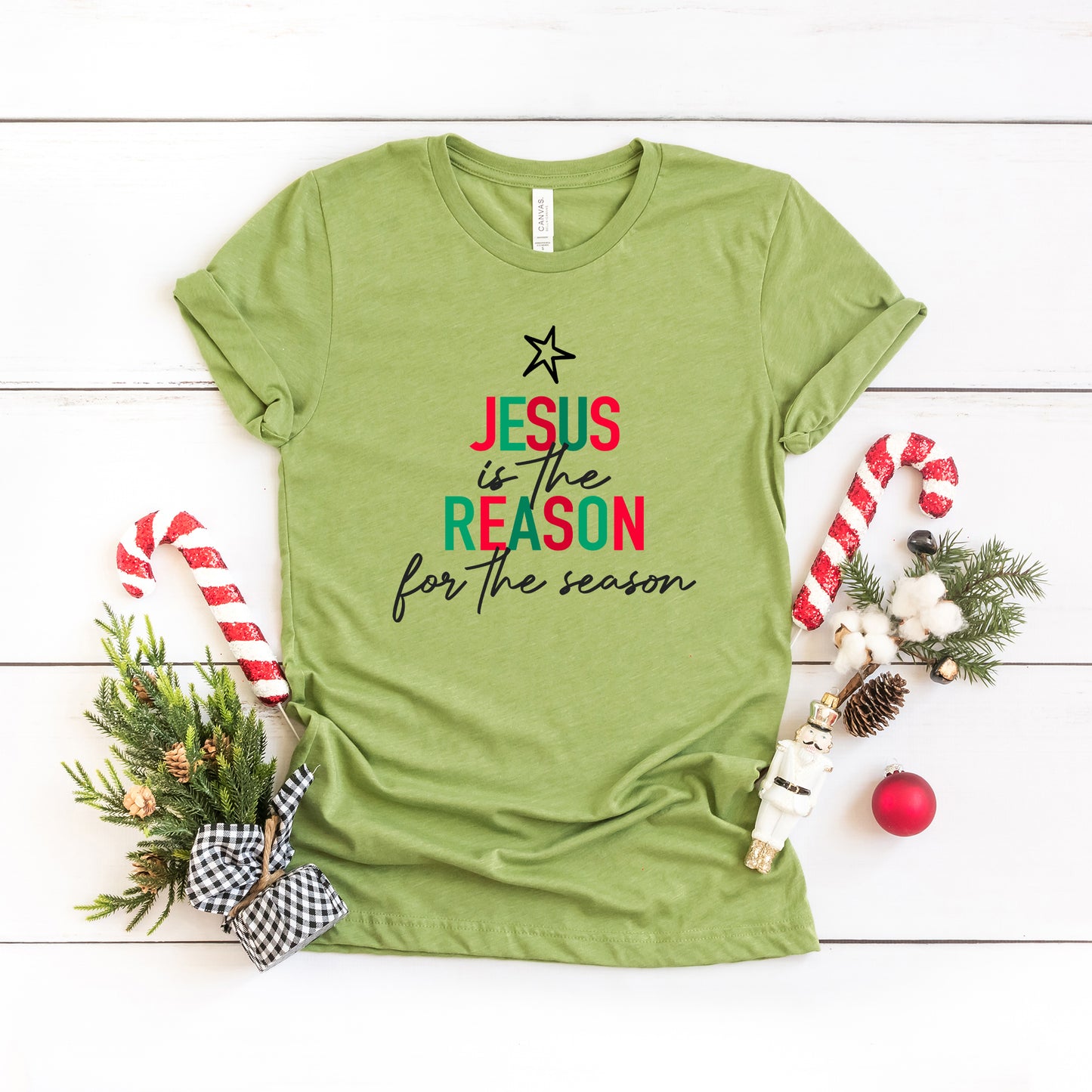 Reason For The Season Colorful | Short Sleeve Crew Neck