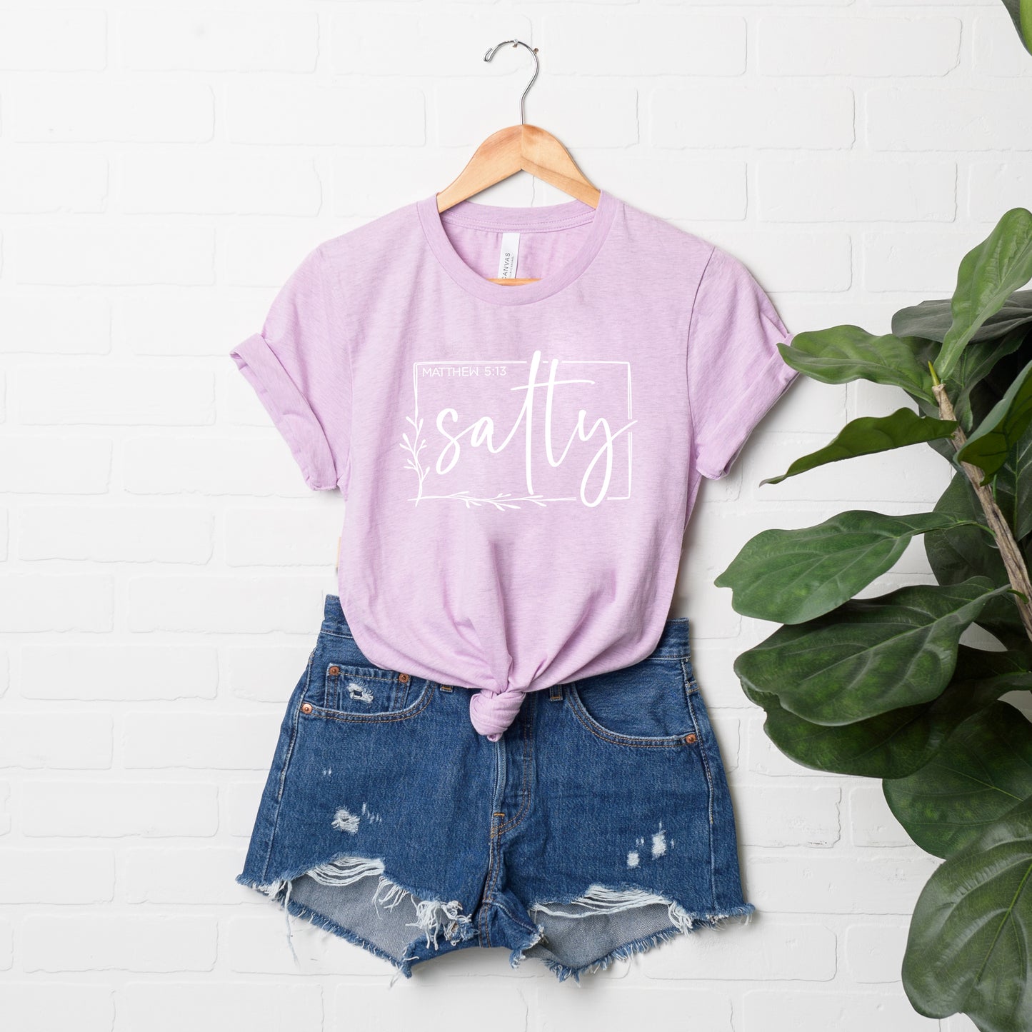 Salty Scripture | Short Sleeve Crew Neck