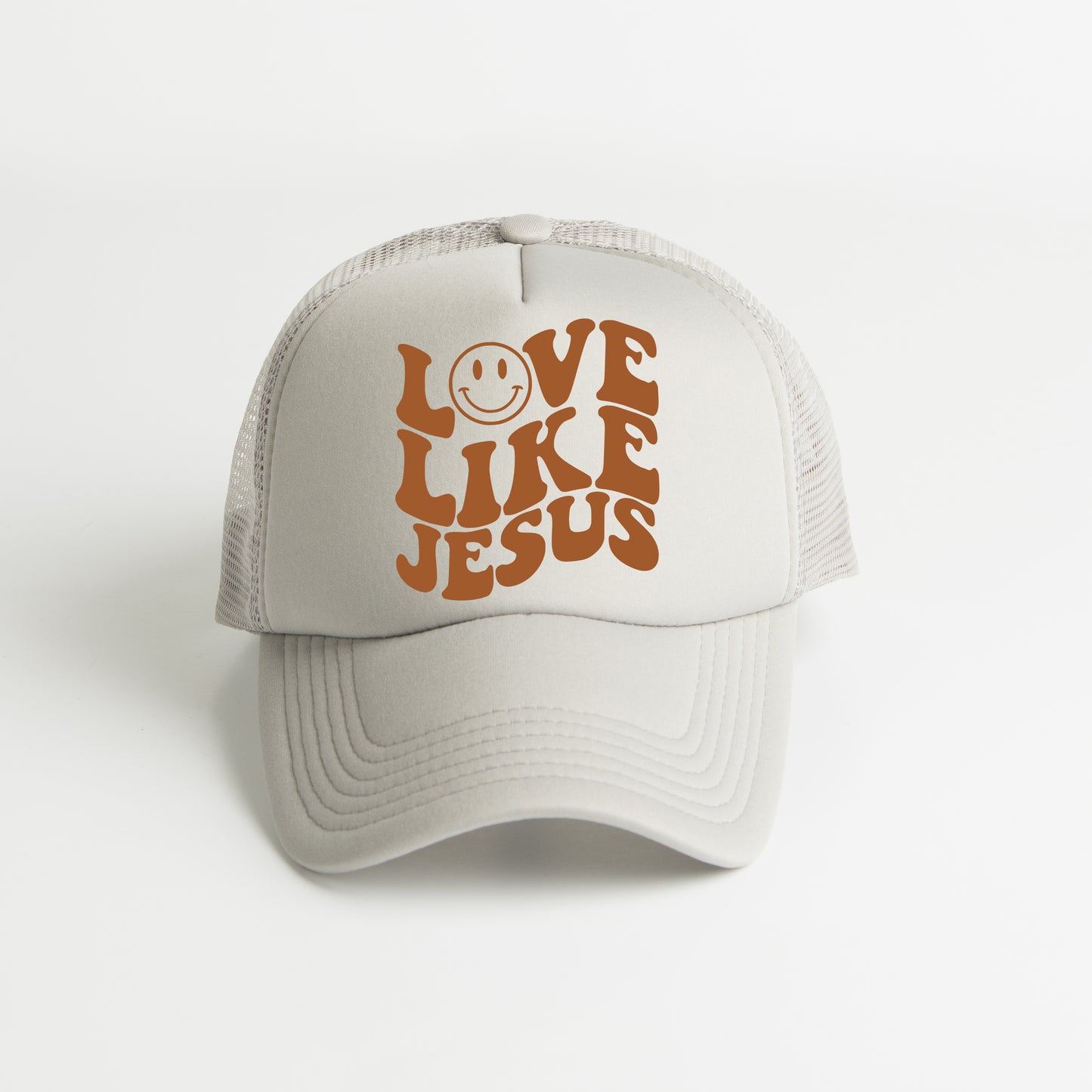 Love Like Jesus Smiley Face | Foam Trucker Hat