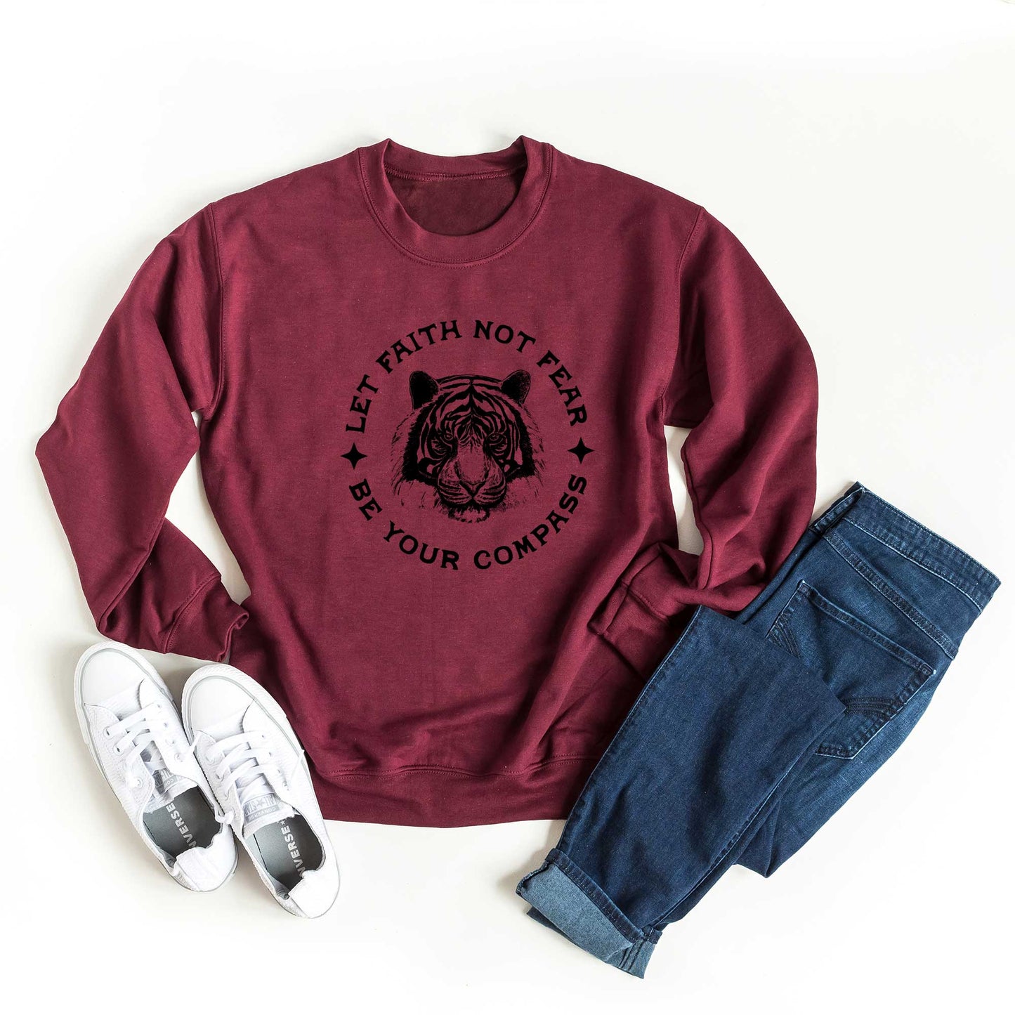 Let Faith Not Fear Tiger | Sweatshirt