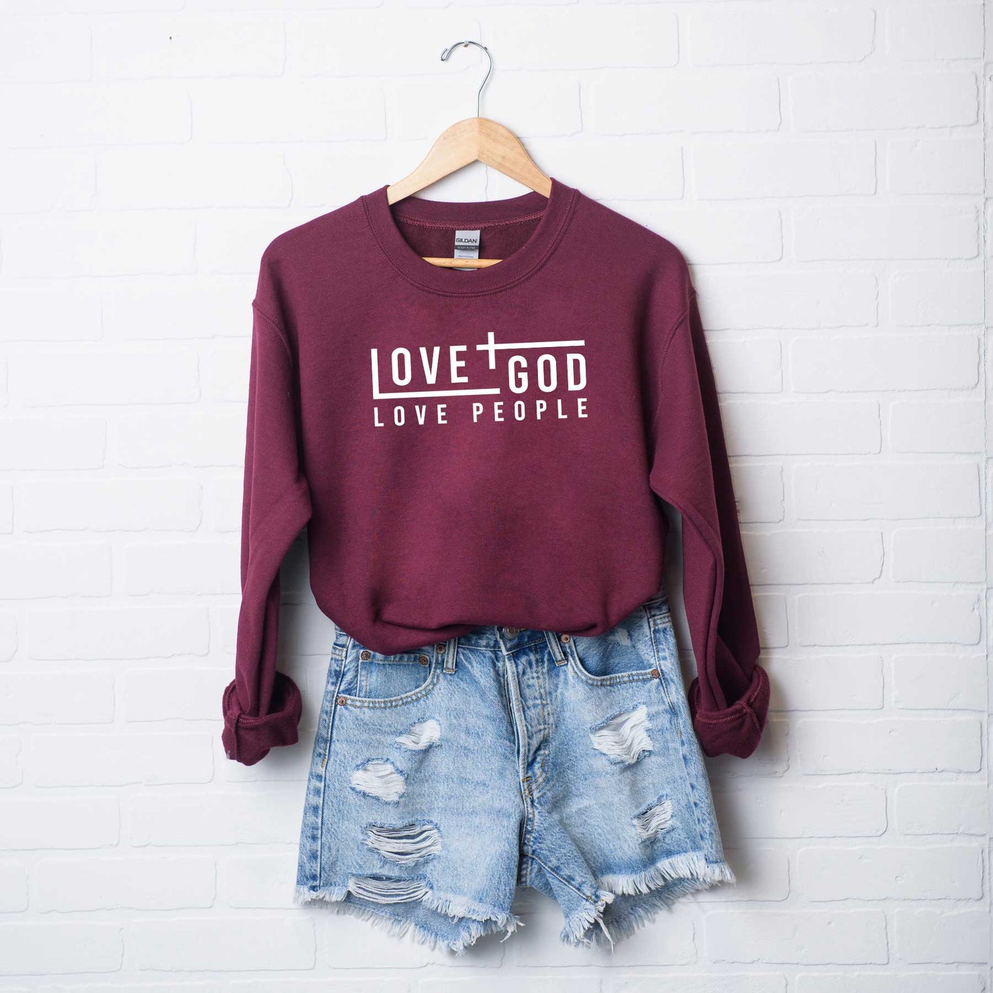 Love God Love People | Sweatshirt