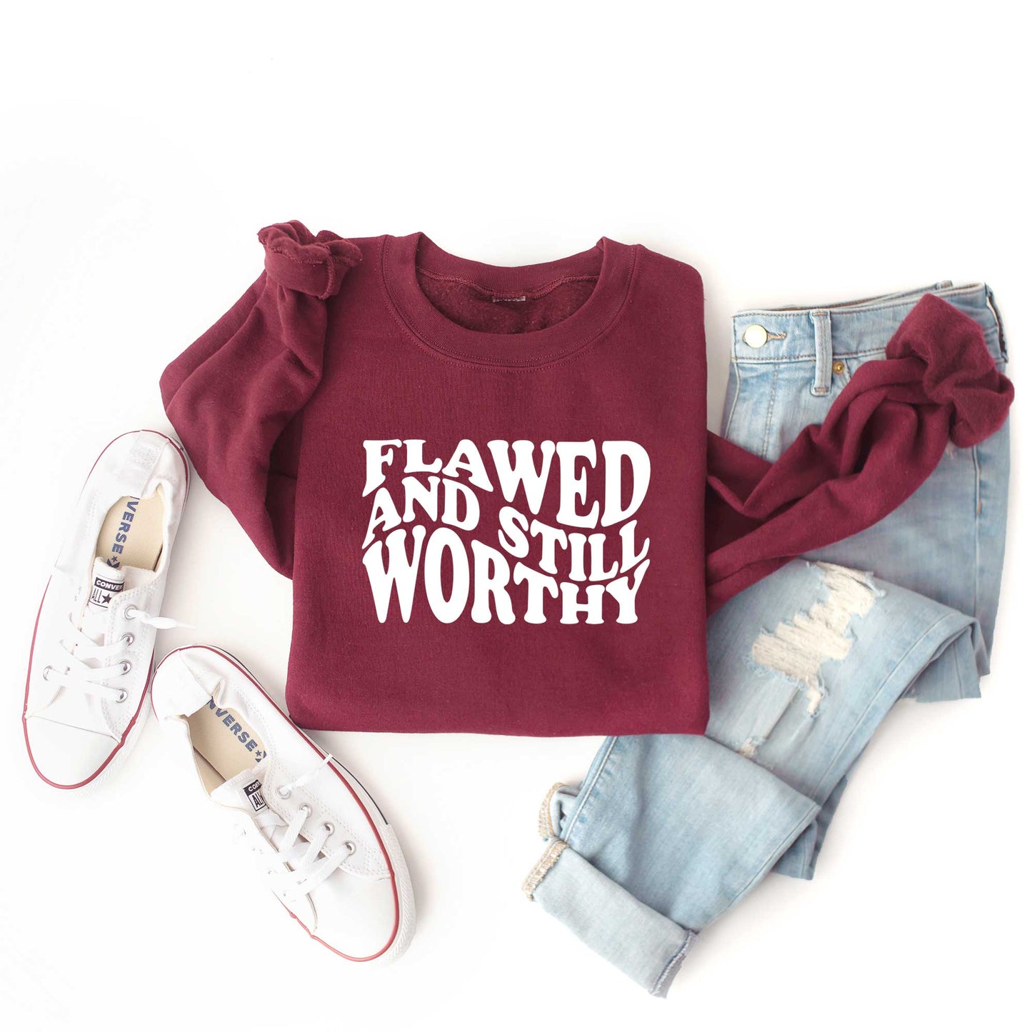 Flawed And Still Worthy | Sweatshirt