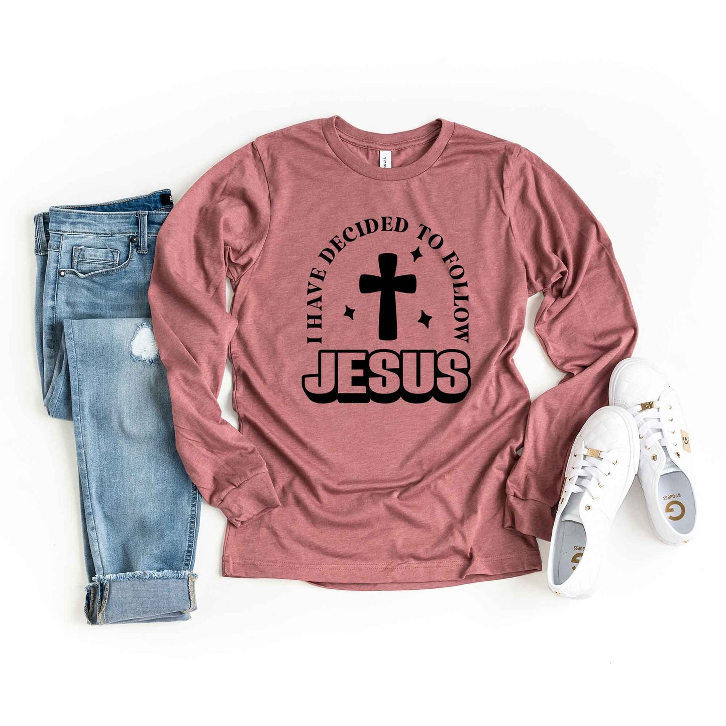 Decided To Follow Jesus | Long Sleeve Crew Neck