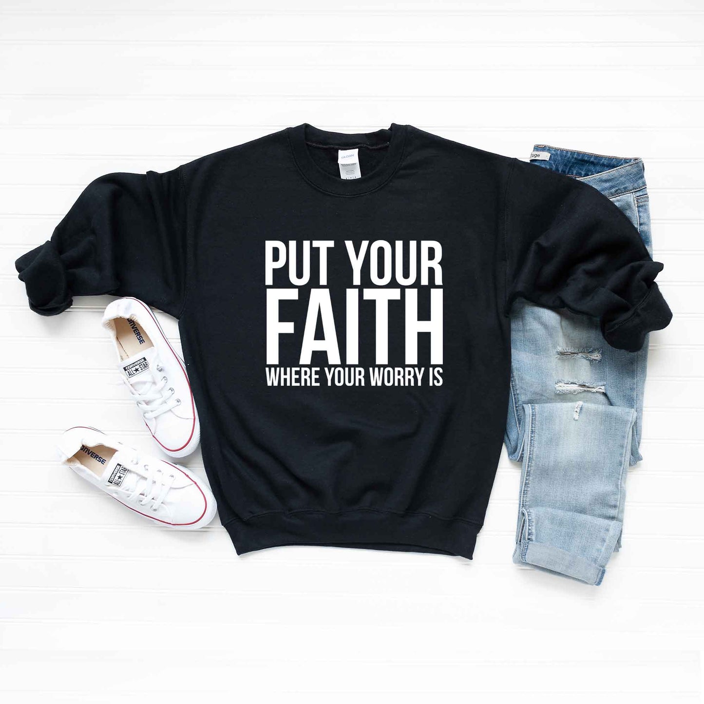 Faith Where Worry Is | Sweatshirt