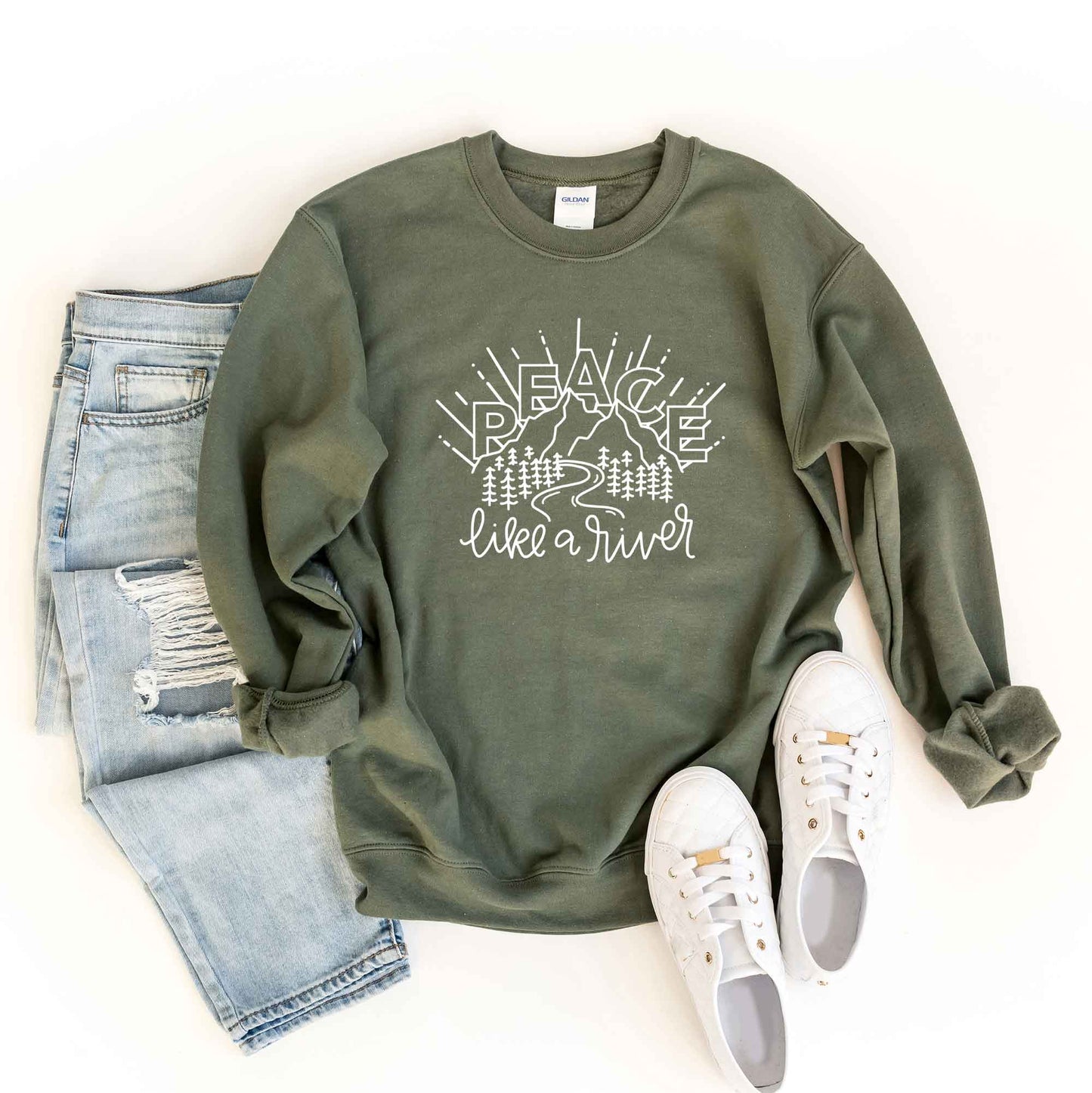 Peace Like A River Mountains | Sweatshirt
