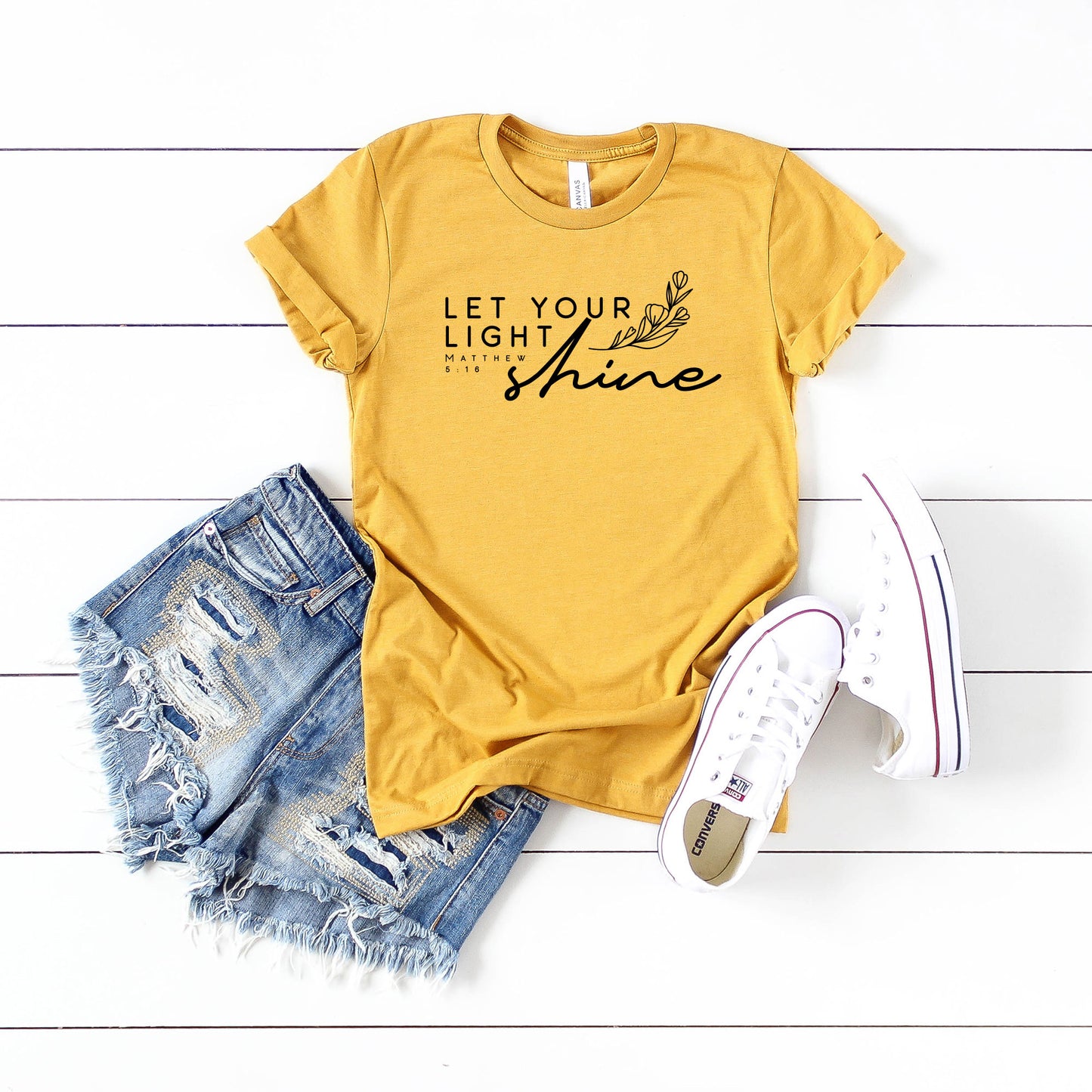 Let Your Light Shine | Short Sleeve Crew Neck
