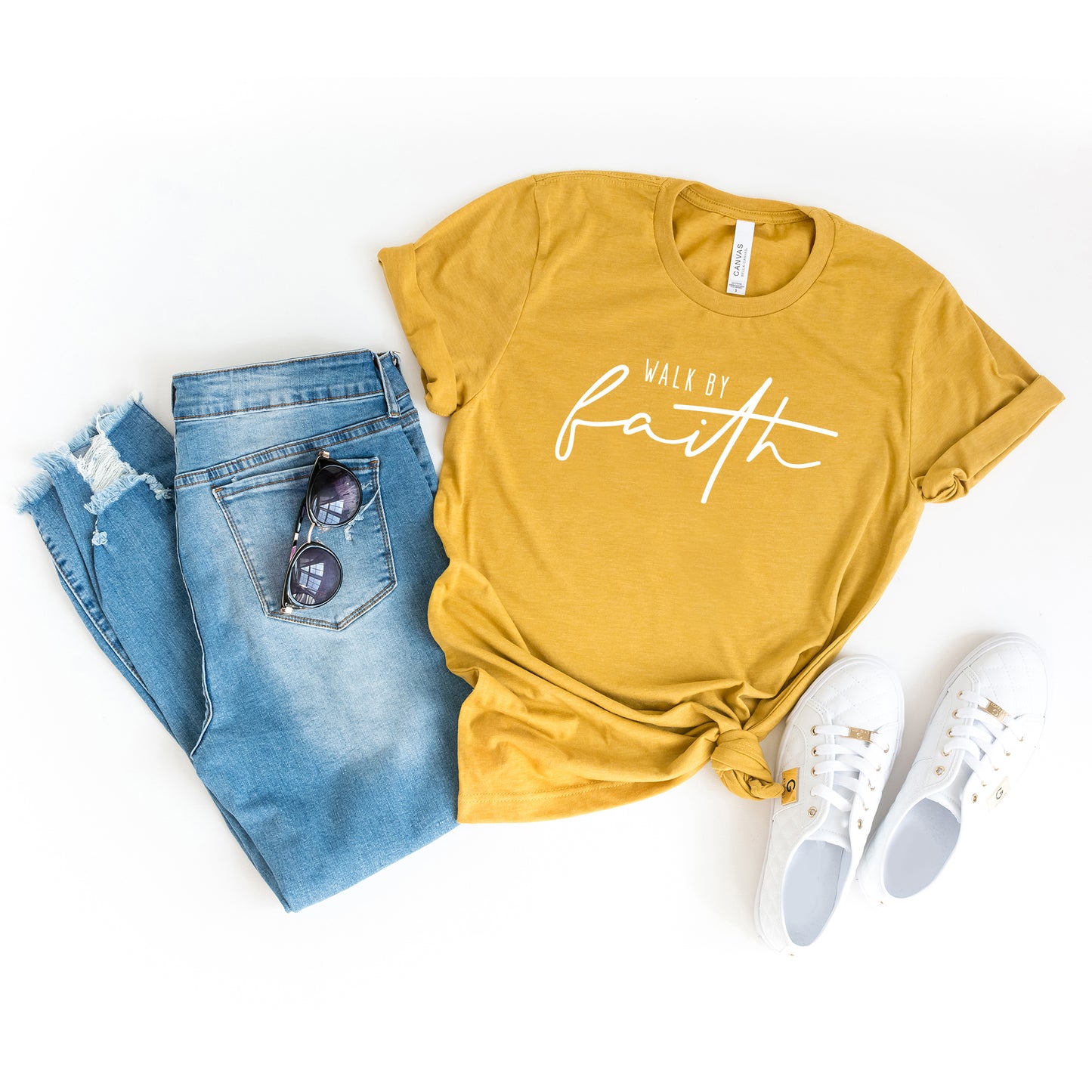 Walk By Faith | Short Sleeve Crew Neck