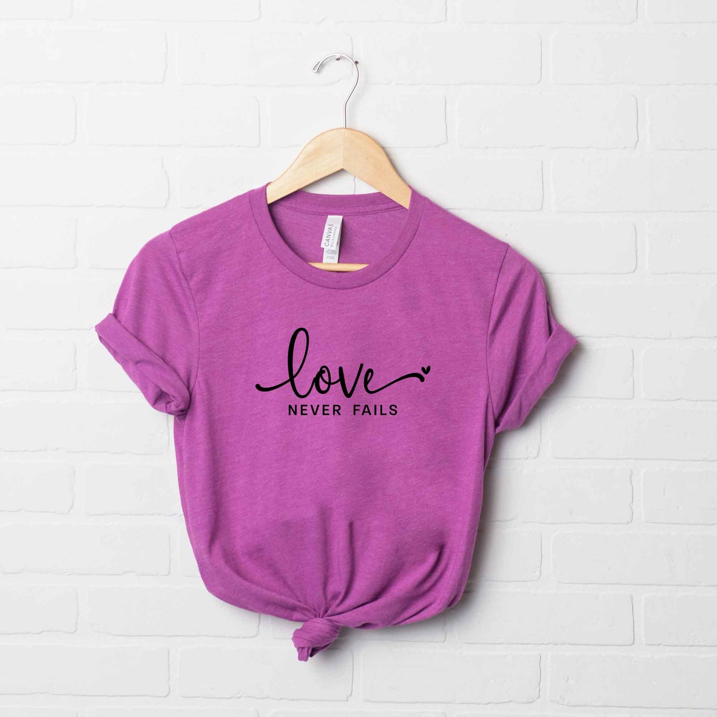 Love Never Fails | Short Sleeve Crew Neck