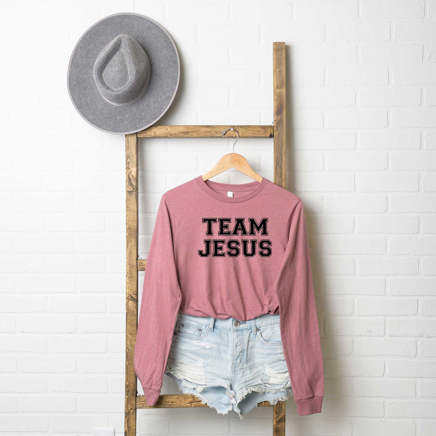 Team Jesus  | Long Sleeve Crew Neck