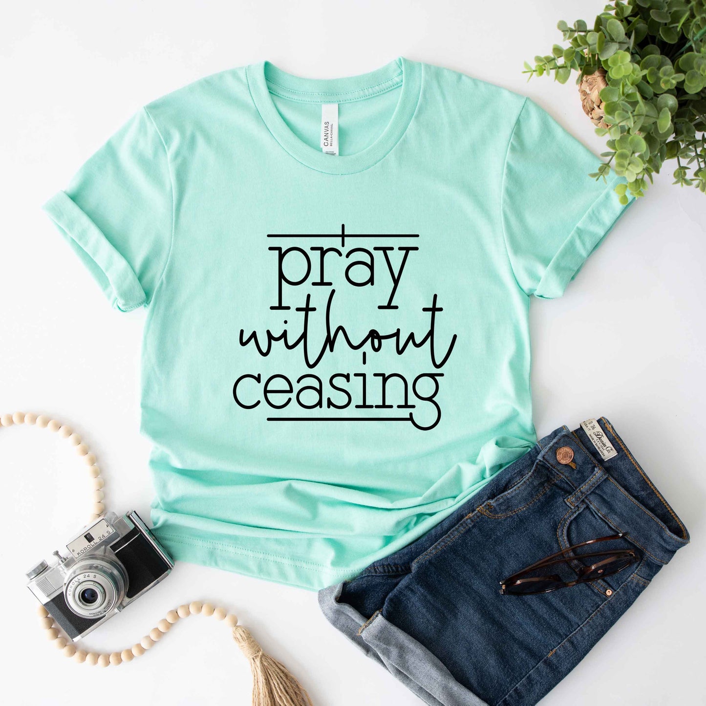 I Pray Without Ceasing | Short Sleeve Crew Neck