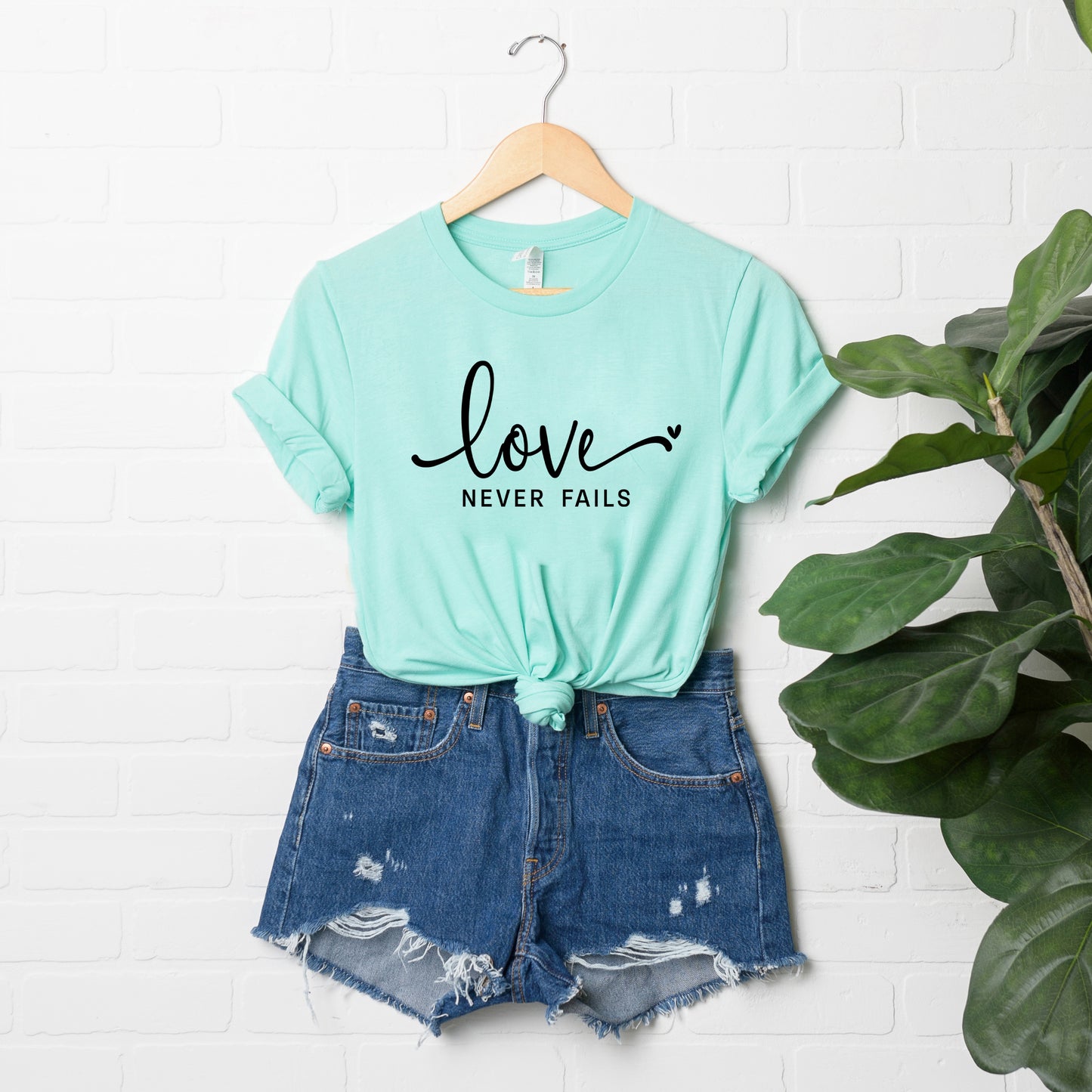 Love Never Fails | Short Sleeve Crew Neck