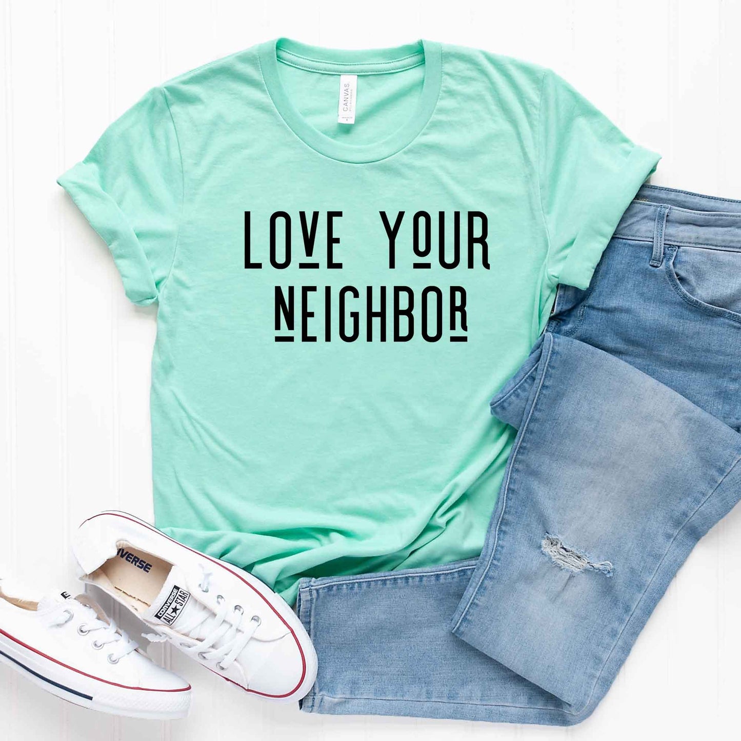 Love Your Neighbor | Short Sleeve Crew Neck