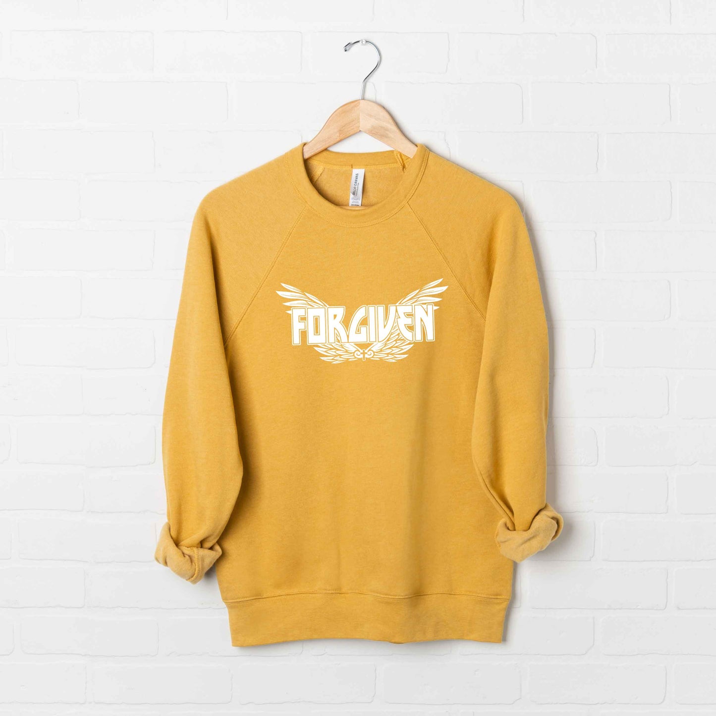 Forgiven Wings | Bella Canvas Premium Sweatshirt