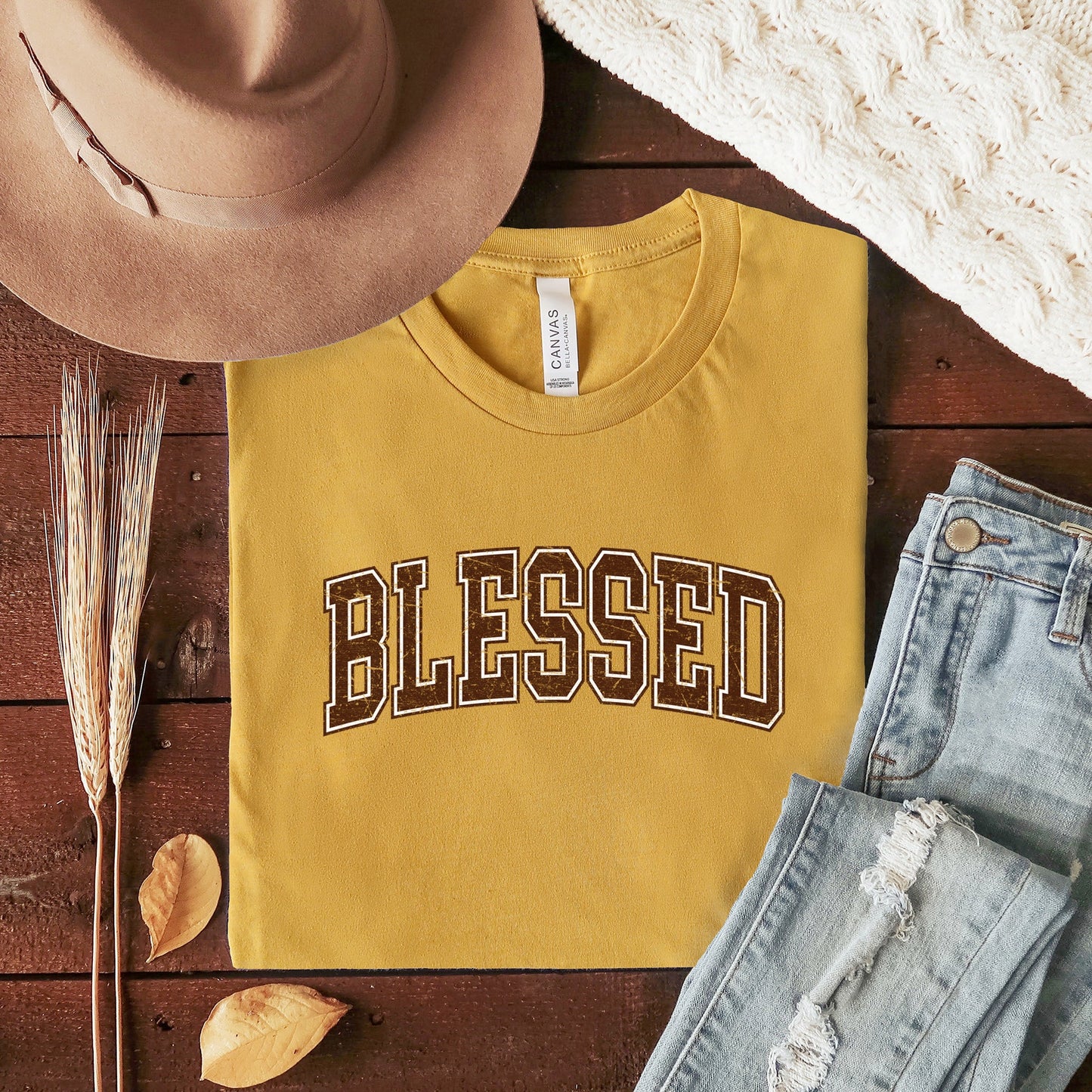 Blessed Grunge | Short Sleeve Crew Neck