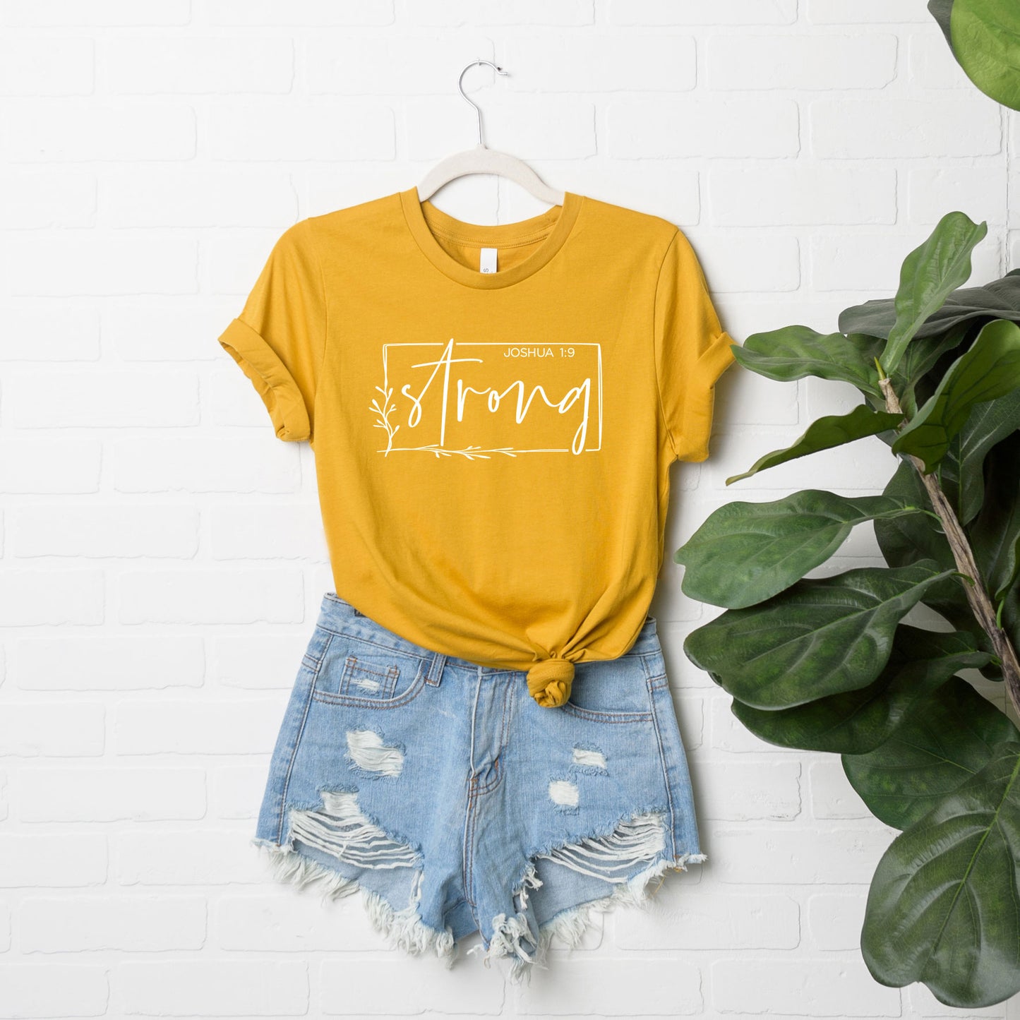 Strong Scripture | Short Sleeve Crew Neck