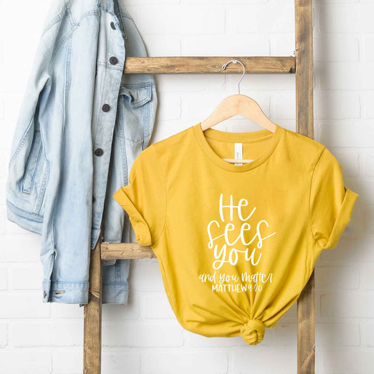 He Sees You | Short Sleeve Crew Neck
