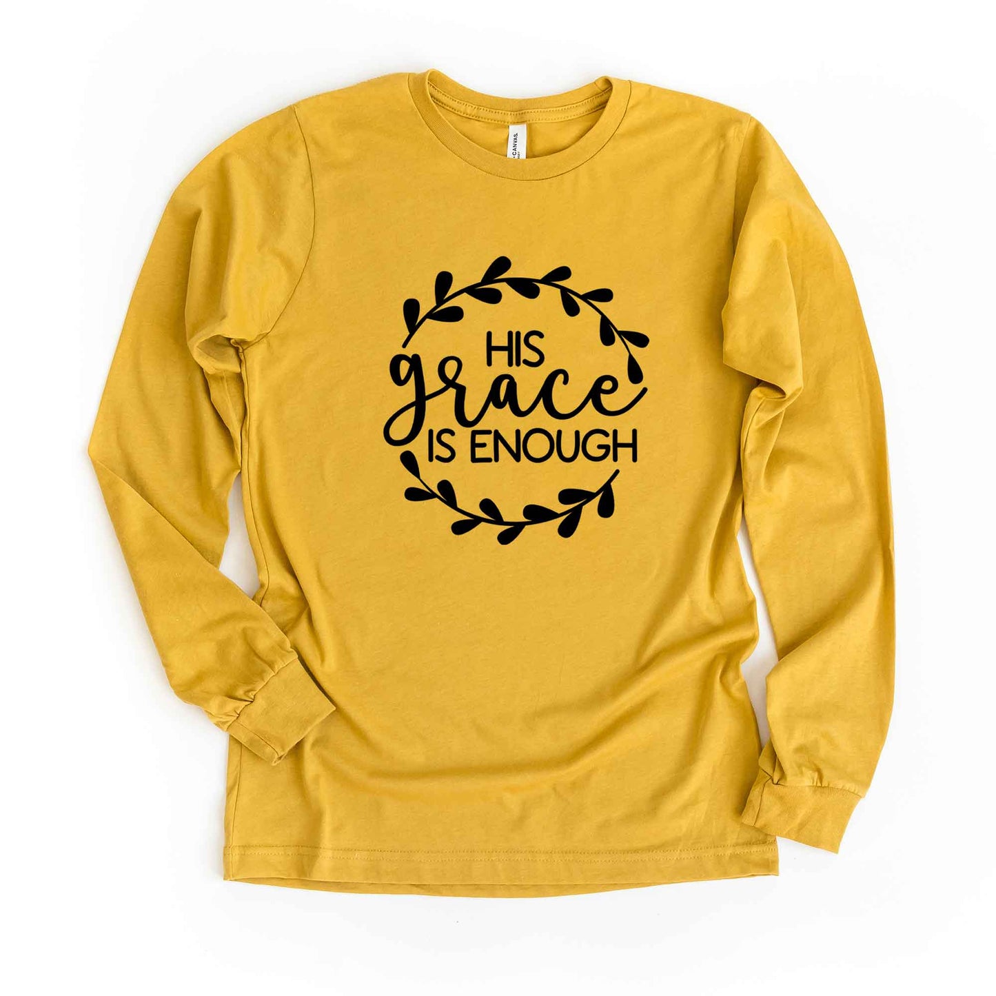 His Grace Is Enough | Long Sleeve Crew Neck