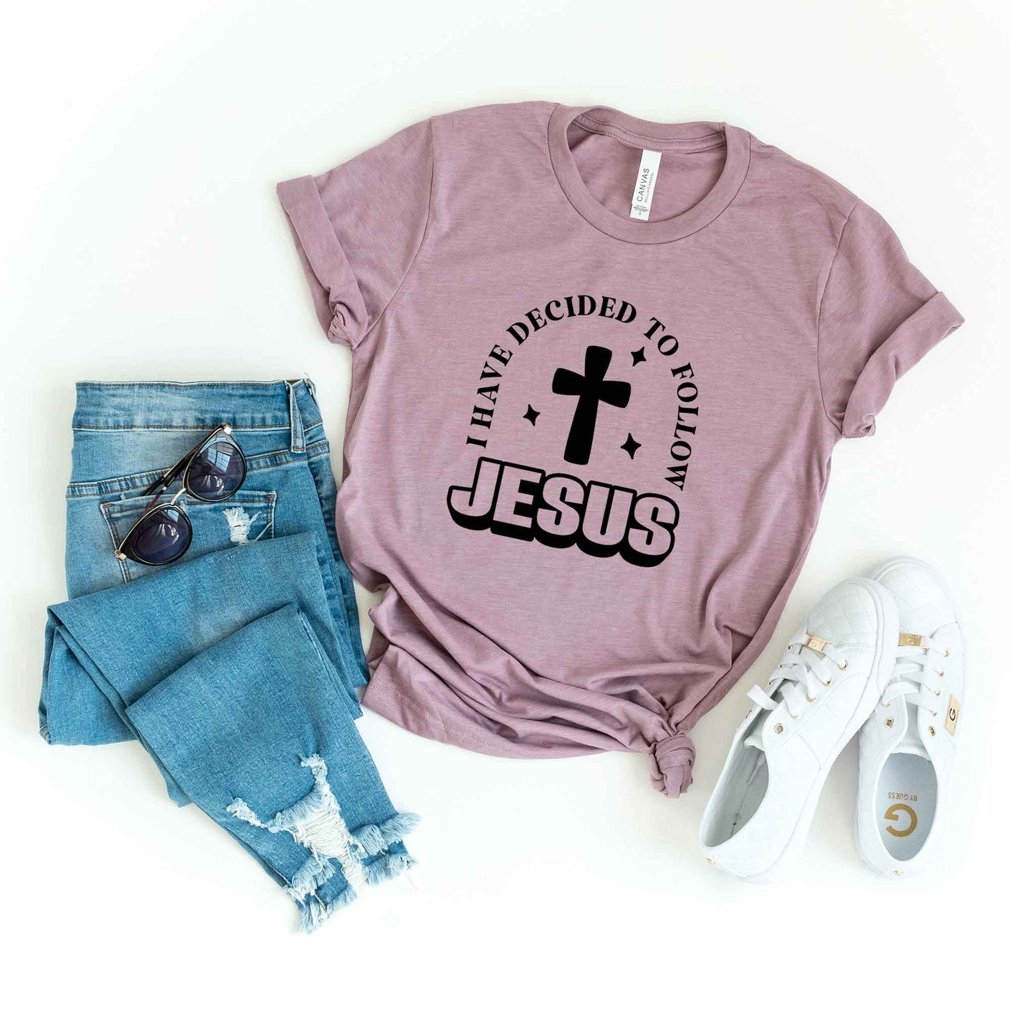Decided To Follow Jesus | Short Sleeve Crew Neck