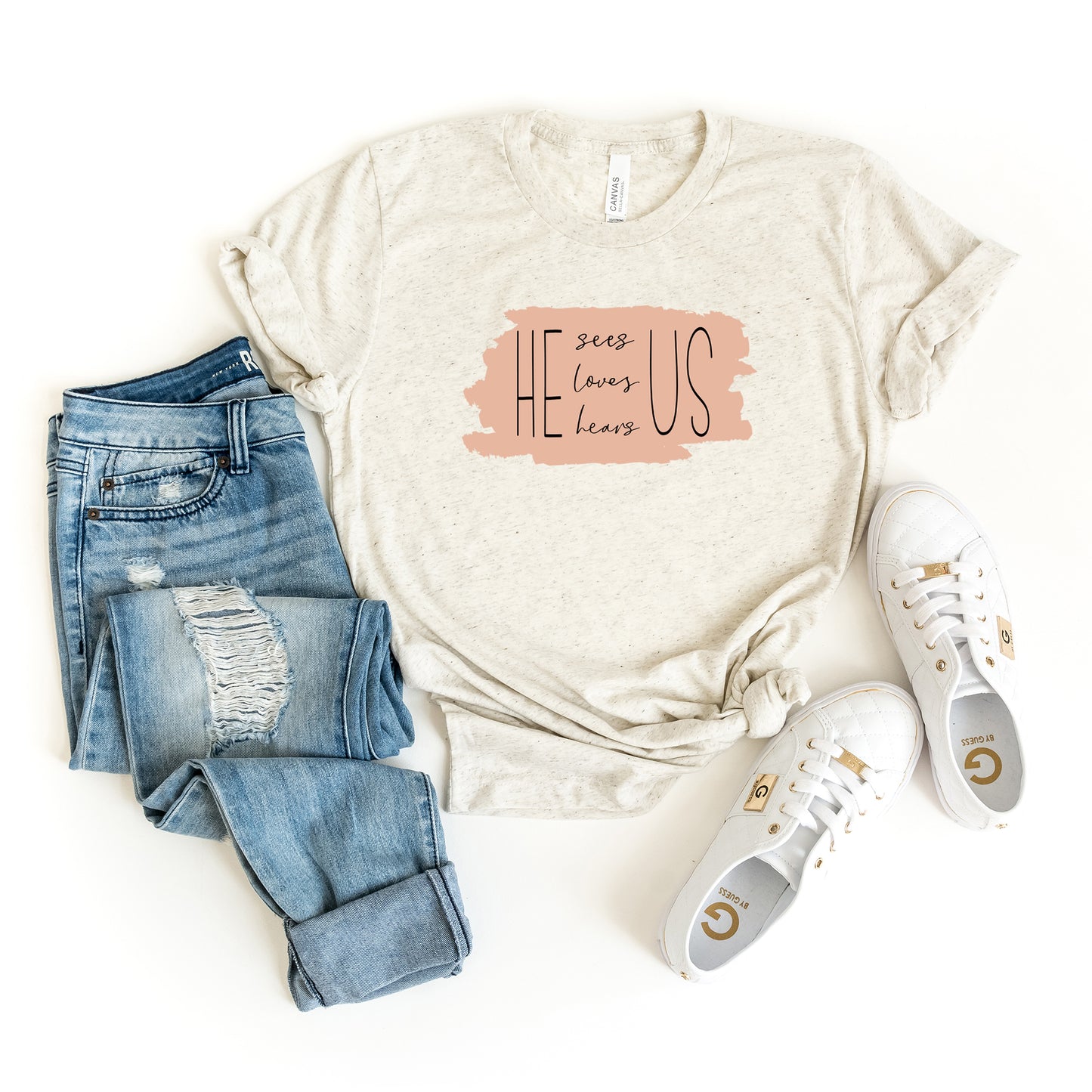He Sees US | Short Sleeve Crew Neck