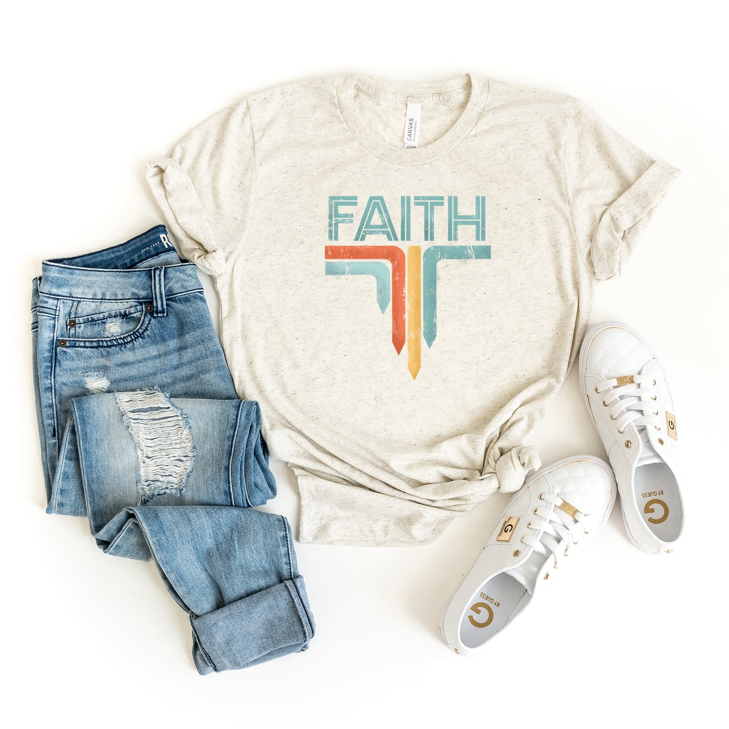 Retro Faith | Short Sleeve Crew Neck