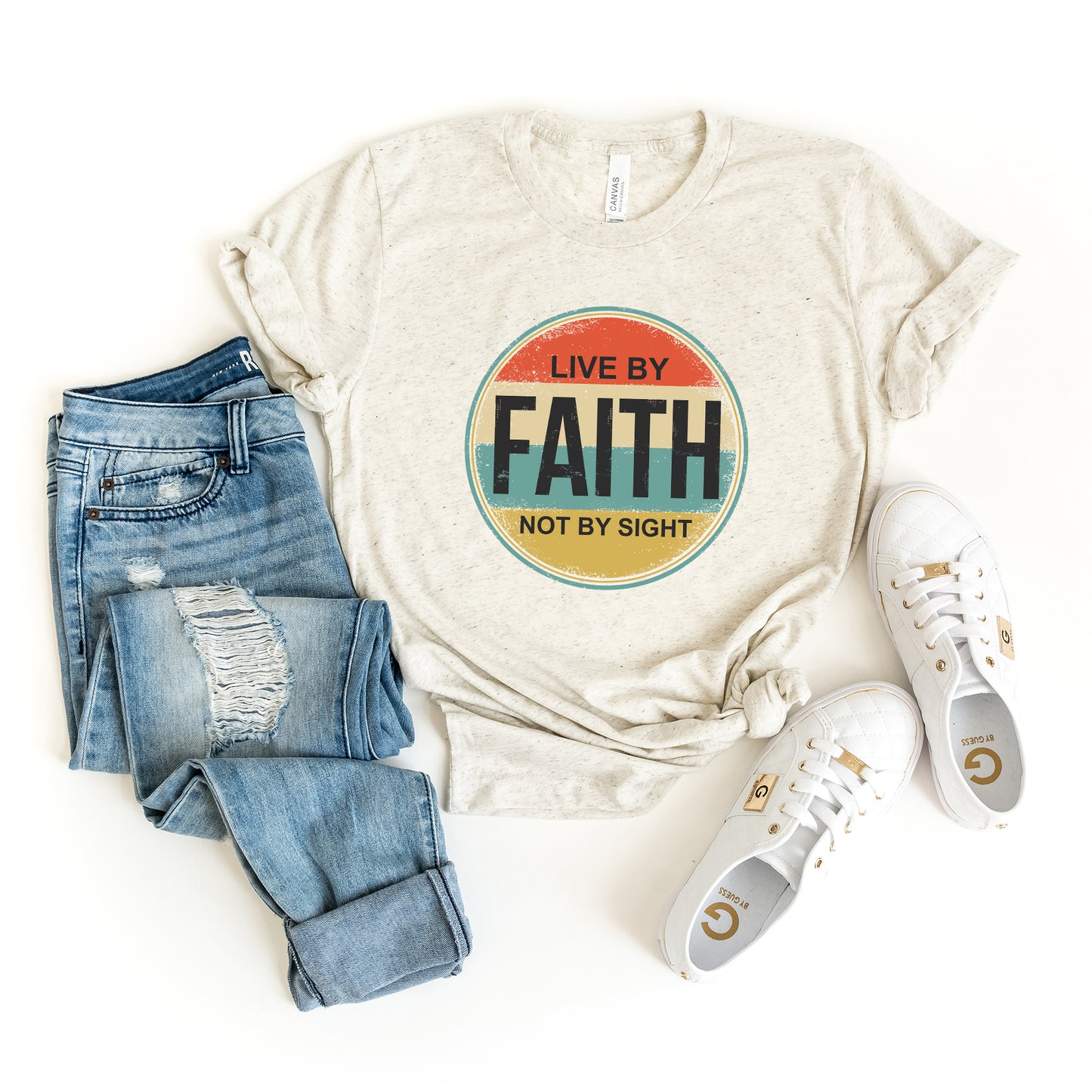 Live By Faith | Short Sleeve Crew Neck