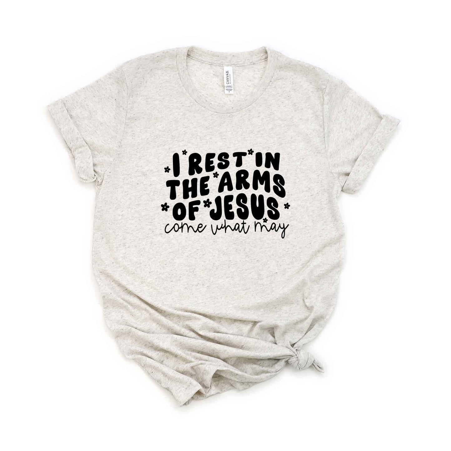 I Rest In The Arms Of Jesus | Short Sleeve Crew Neck