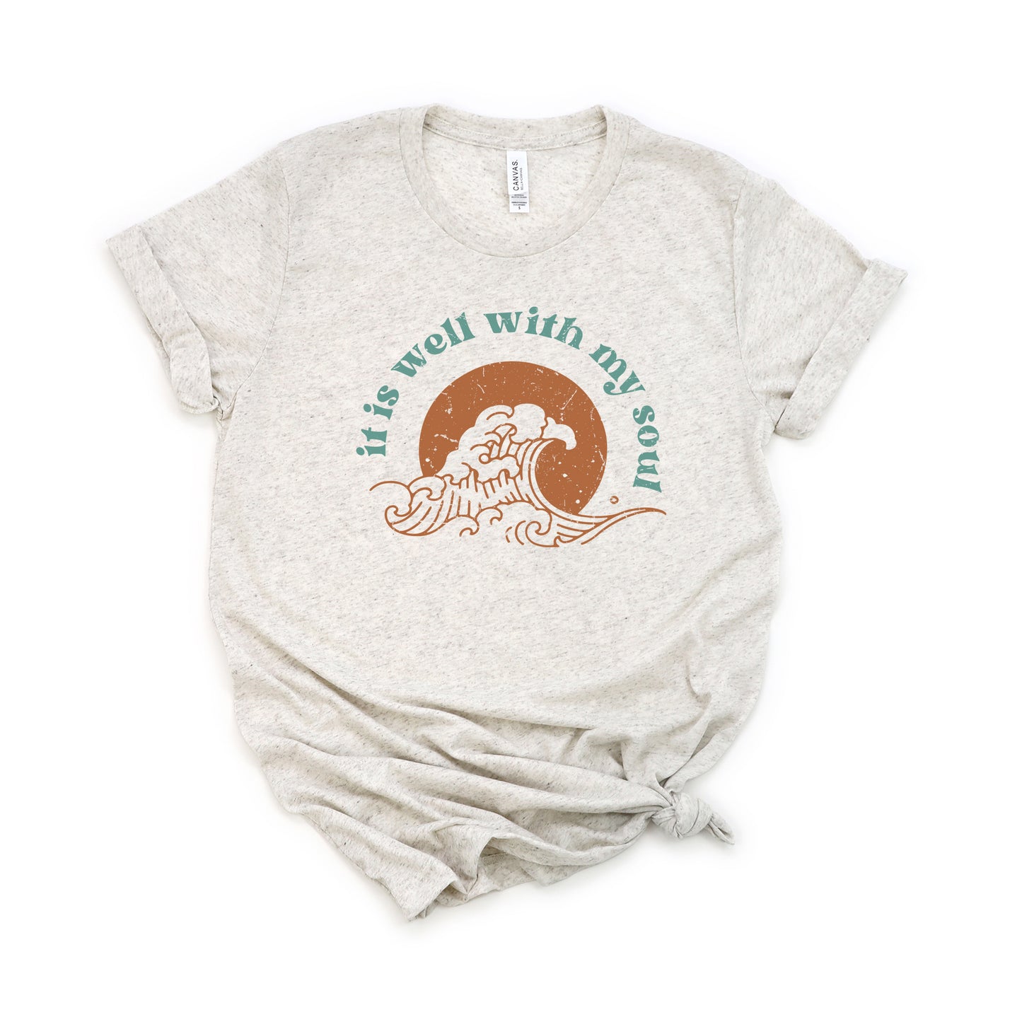 It Is Well Colorful | Short Sleeve Crew Neck