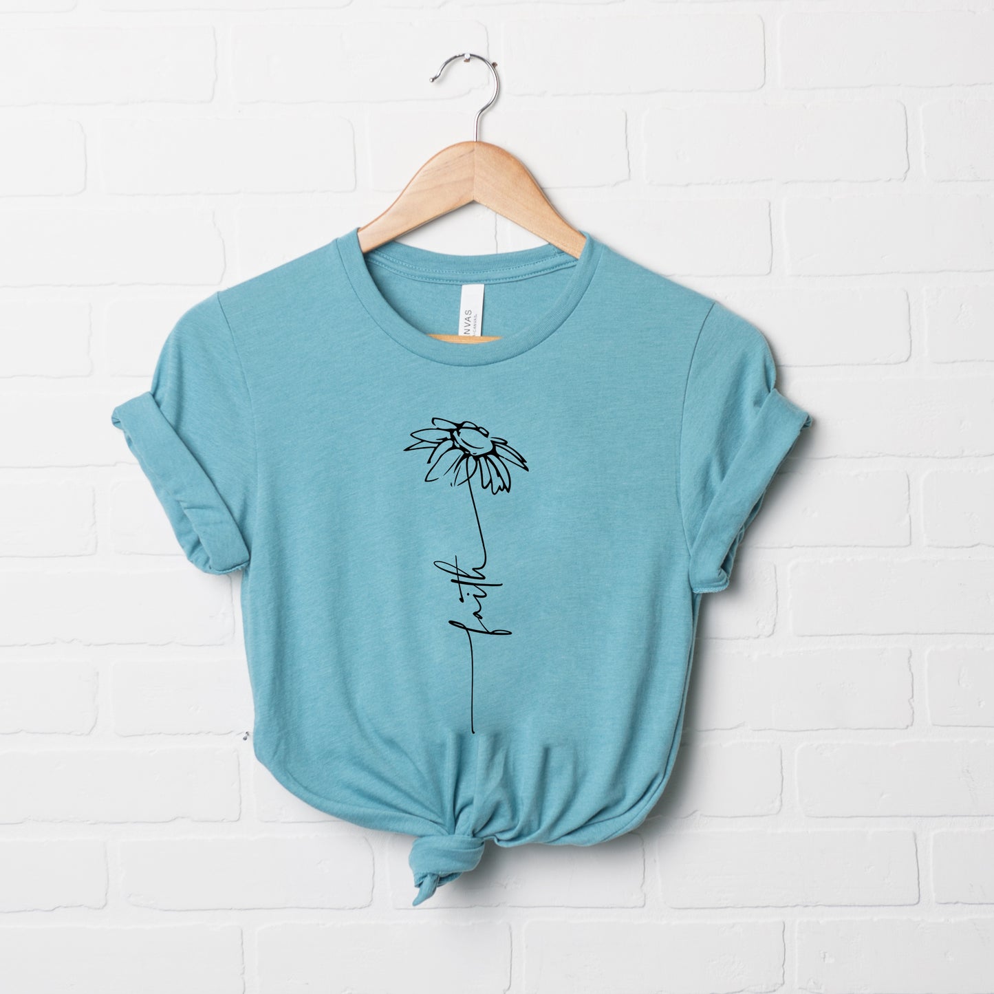 Faith Flower | Short Sleeve Crew Neck