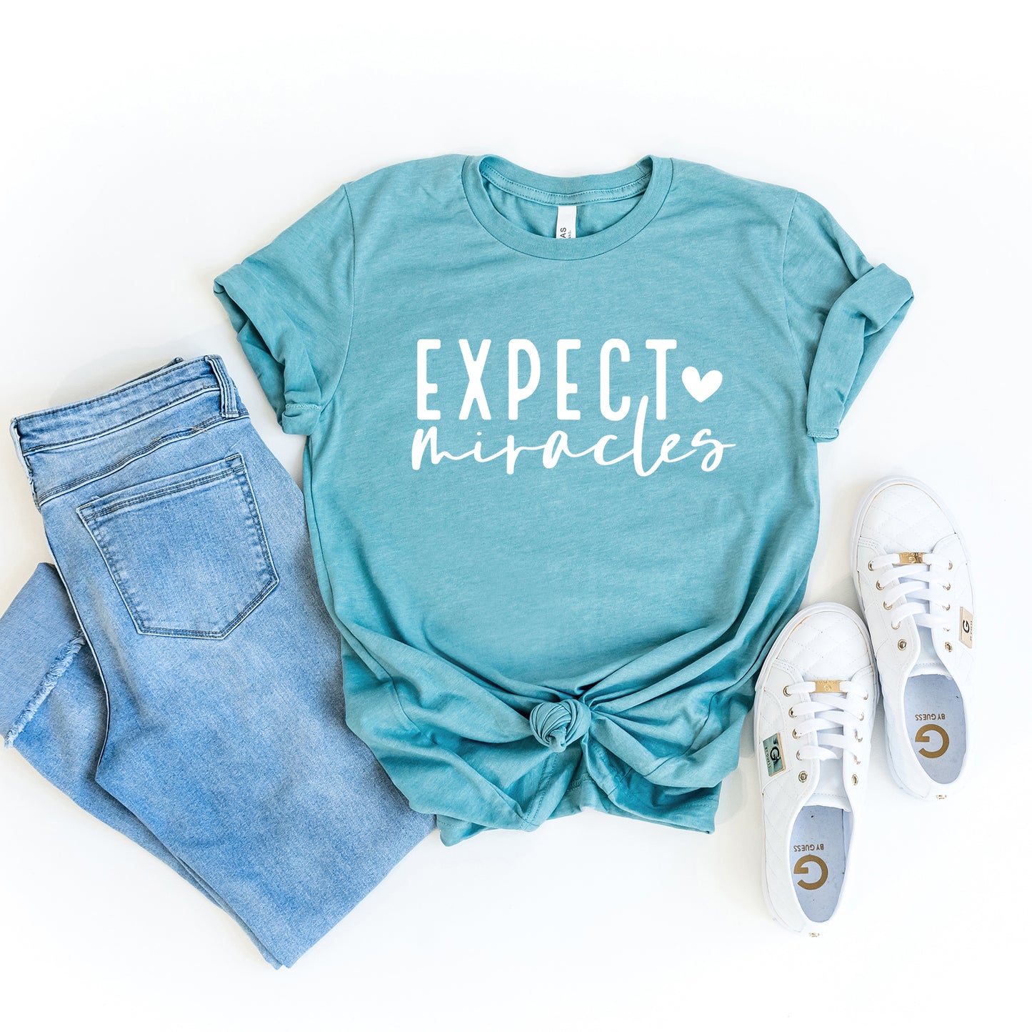 Expect Miracles | Short Sleeve Crew Neck