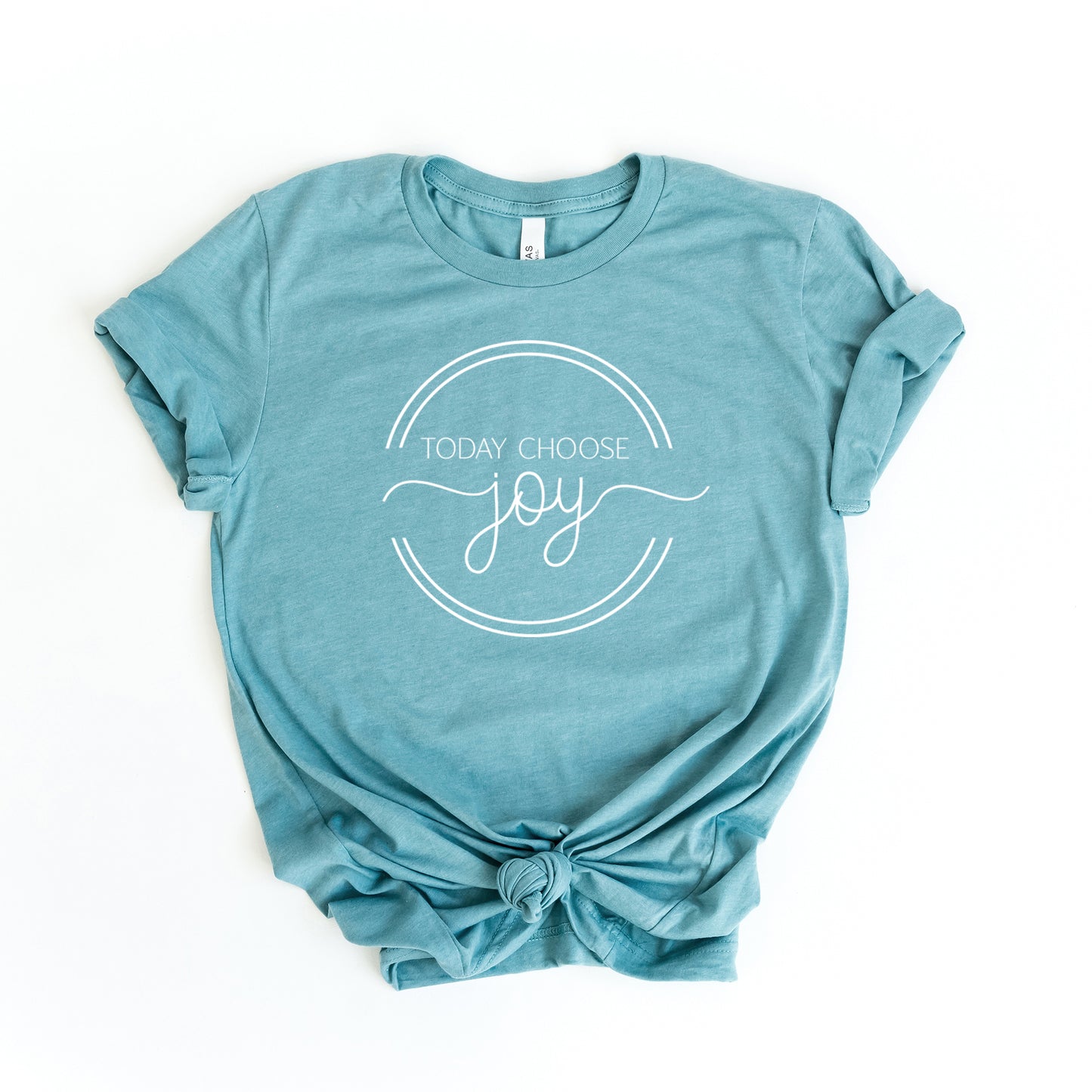 Today Choose Joy Circle | Short Sleeve Crew Neck