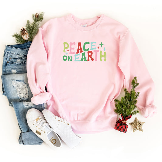 Peace On Earth Colorful | Sweatshirt