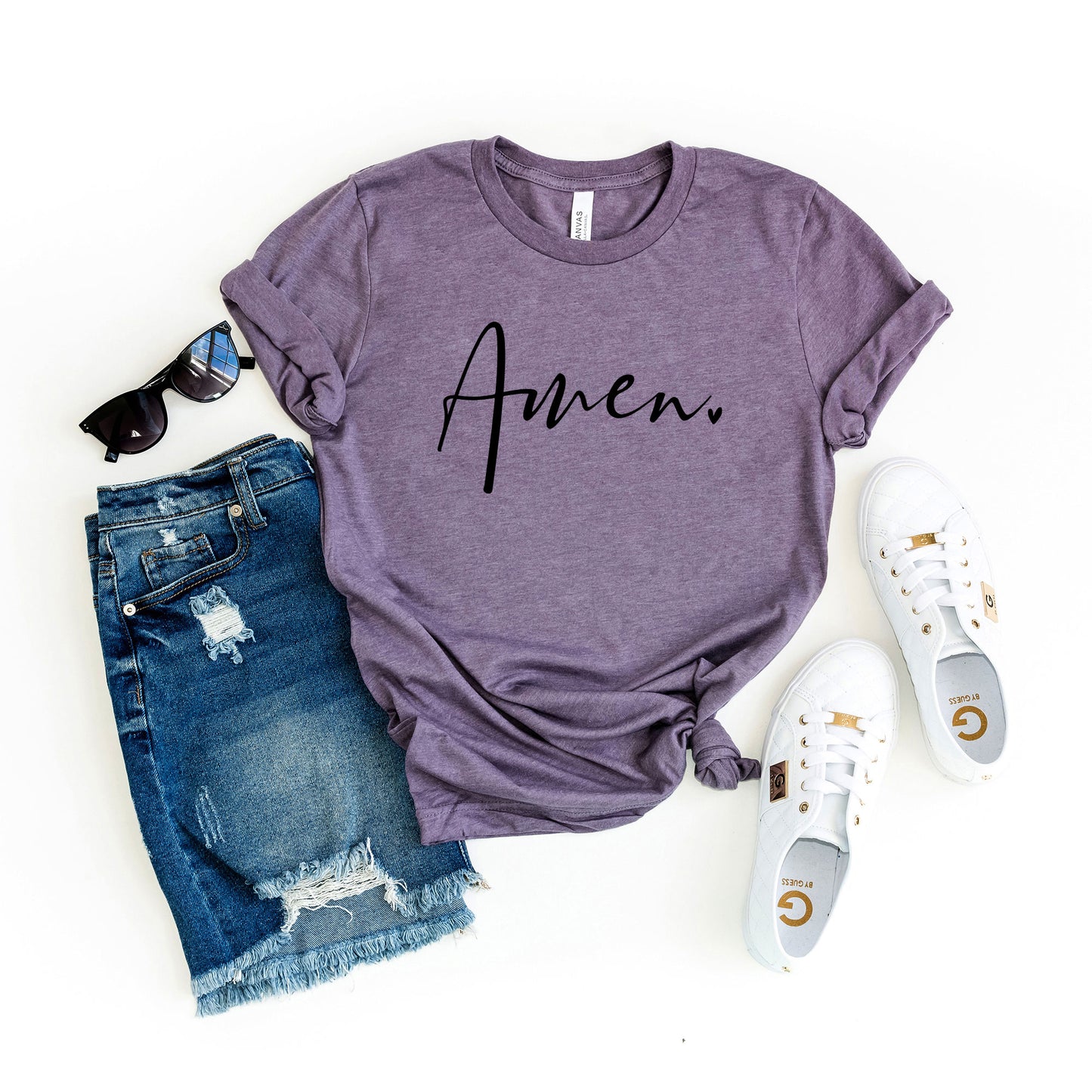 Amen Heart | Short Sleeve Crew Neck