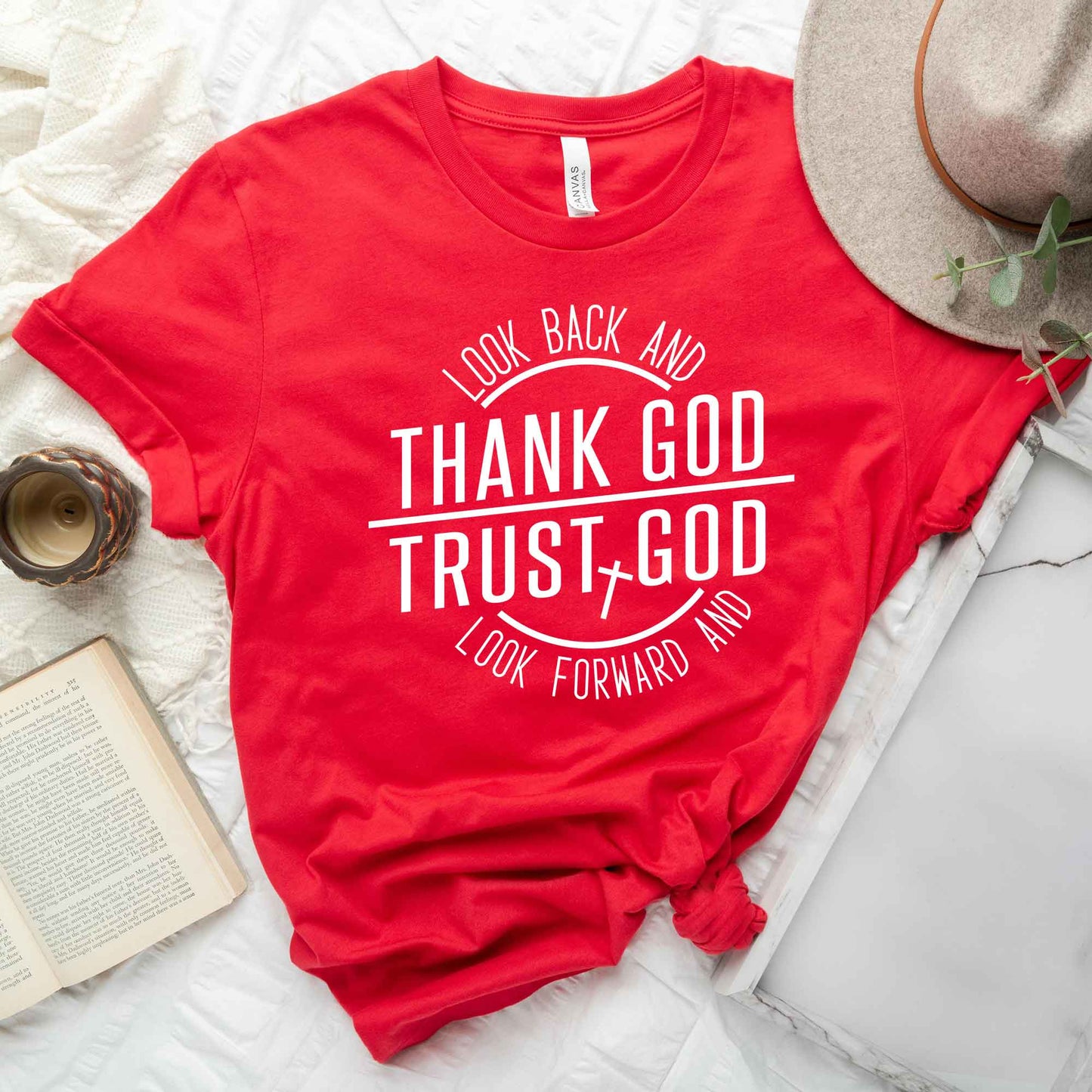 Thank And Trust God | Short Sleeve Crew Neck